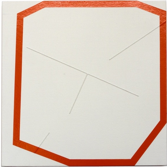 Acrylic and string on canvas 20” x 20”