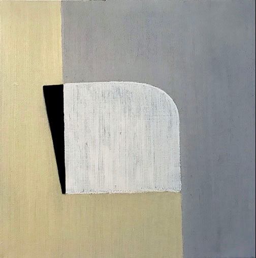 Oil on Canvas 22 1/2” x 22 1/2” Framed in simple birch frame