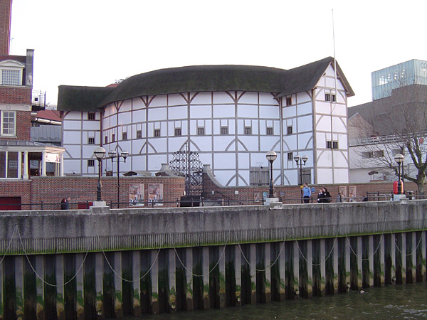 The reconstructed Globe Theatre, London.