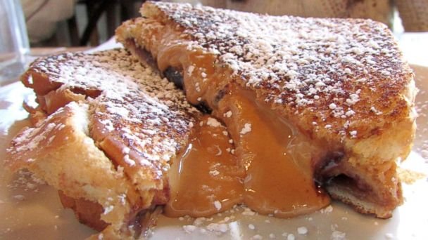 A grilled peanut butter &amp;&nbsp;jelly sandwich from P.B. Jams.