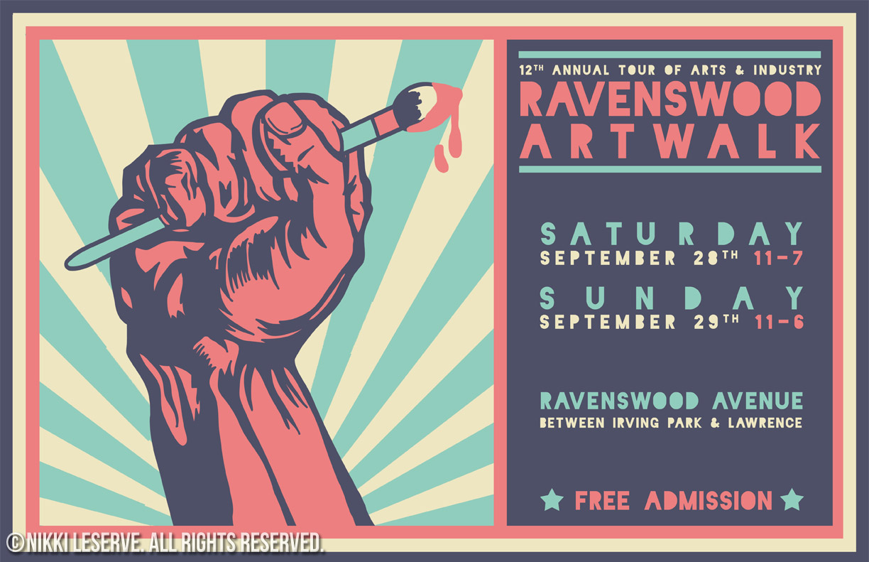Ravenswood Artwalk Poster