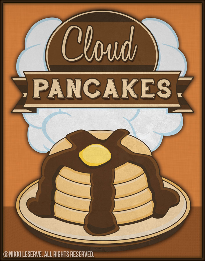 Cloud Pancakes Poster