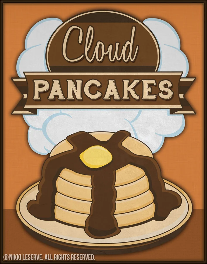 Cloud Pancakes Poster