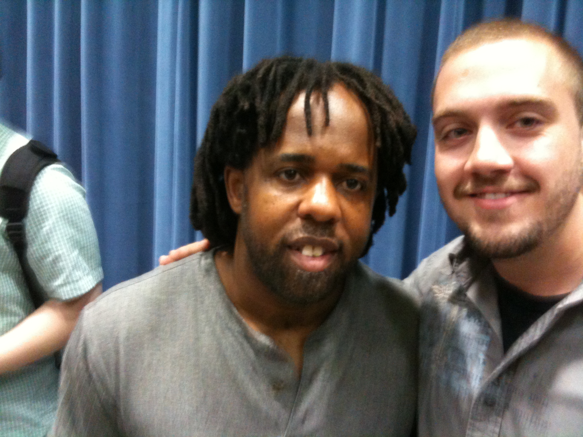 Zach with Bass Legend Victor Wooten