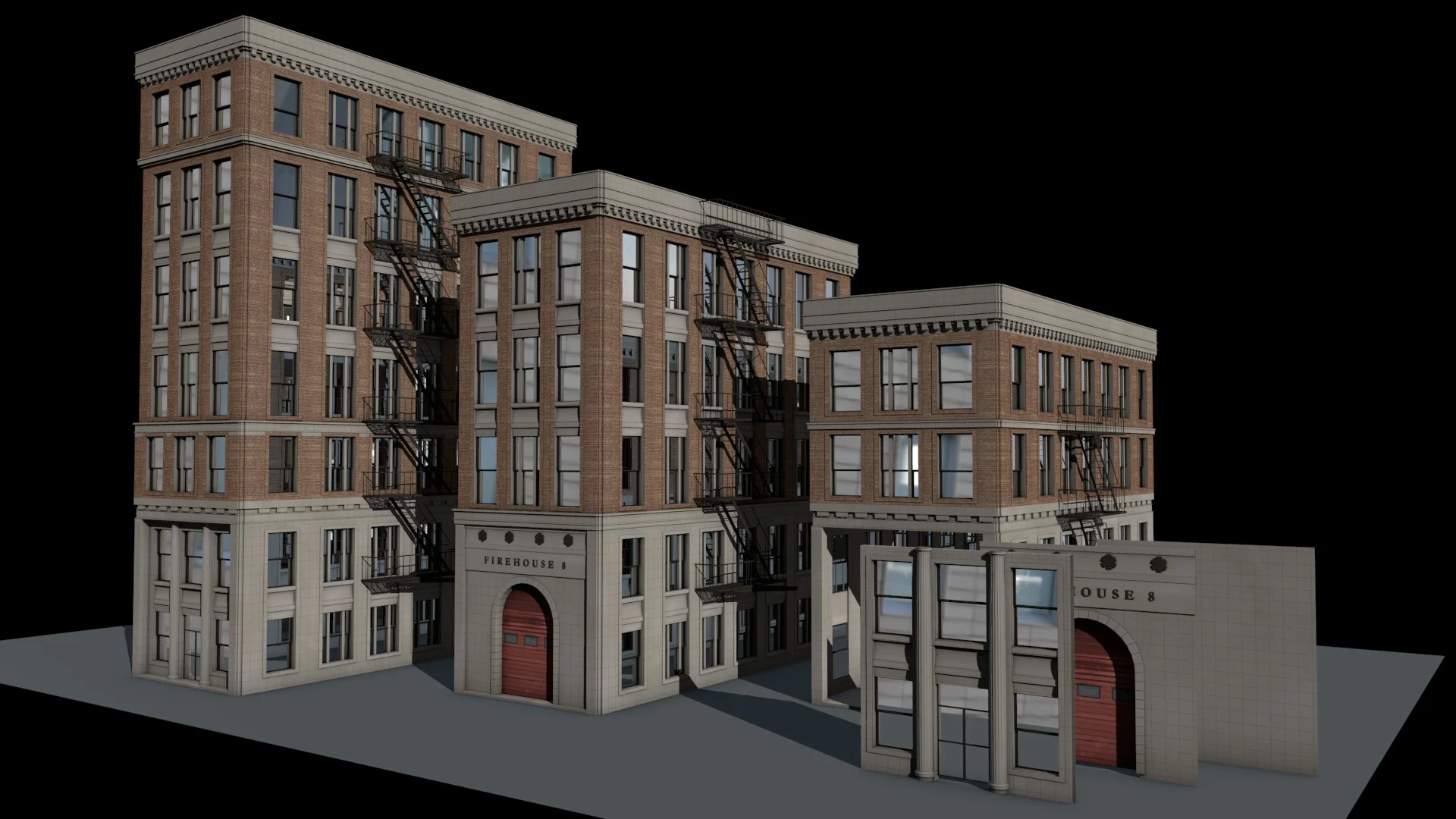 Building Kit C4D model
