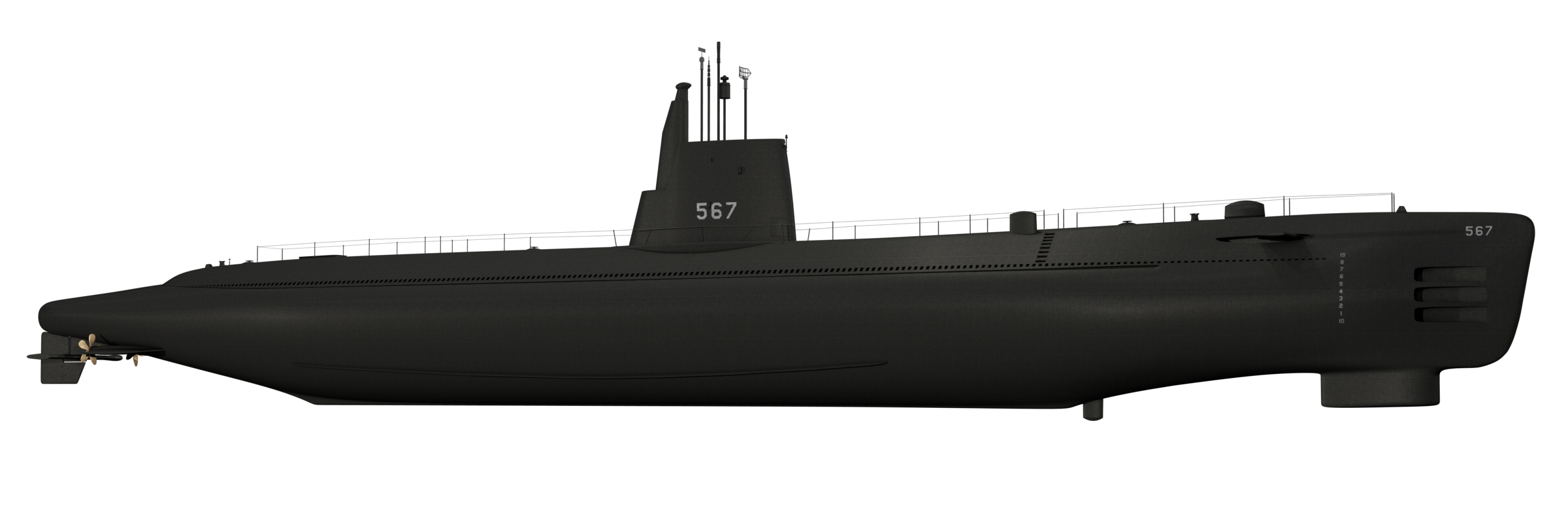Submarine USS Gudgeon — Rick Ellis