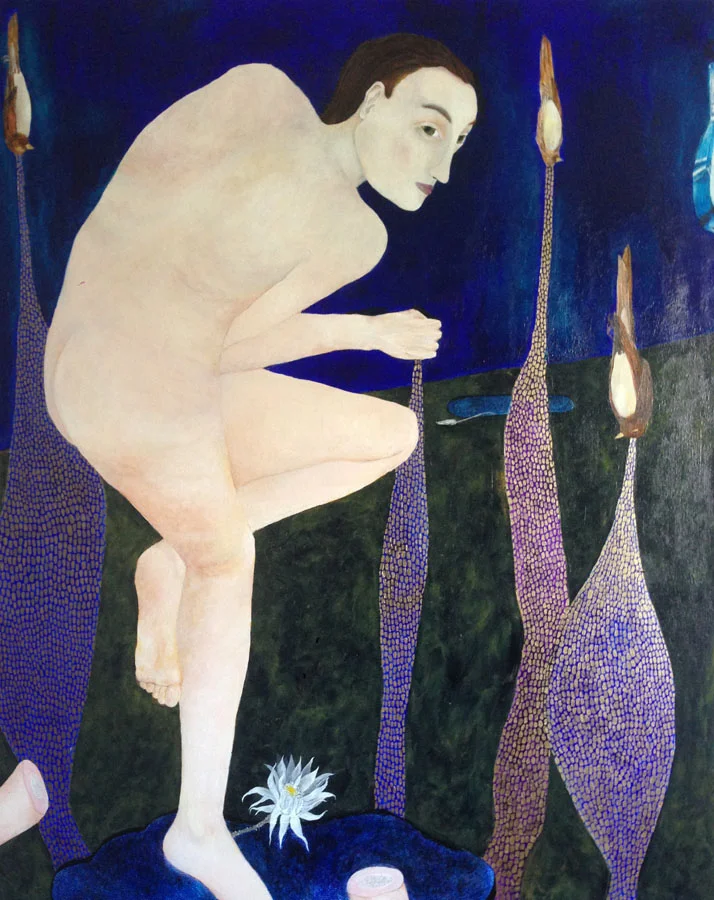 Dream of a Different Kind of Movement , acrylic on canvas, 48" x 60"