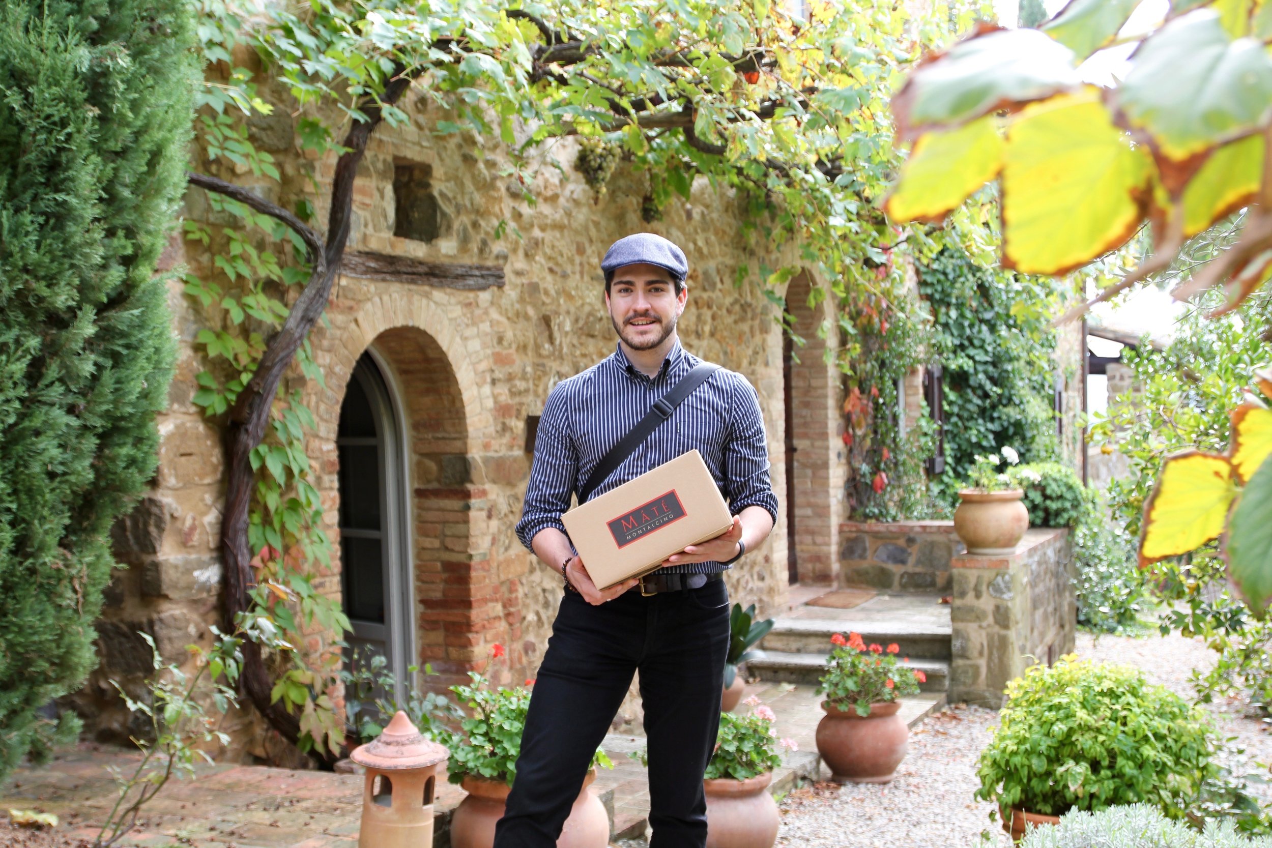 In Montalcino, Tuscany, Italy