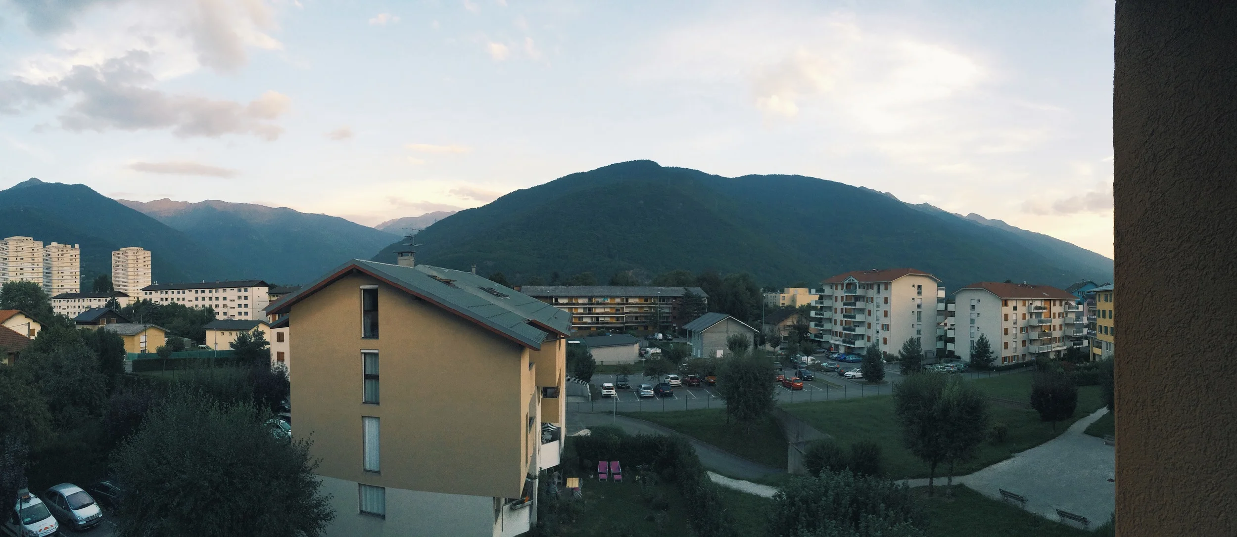 One more view from our balcony.