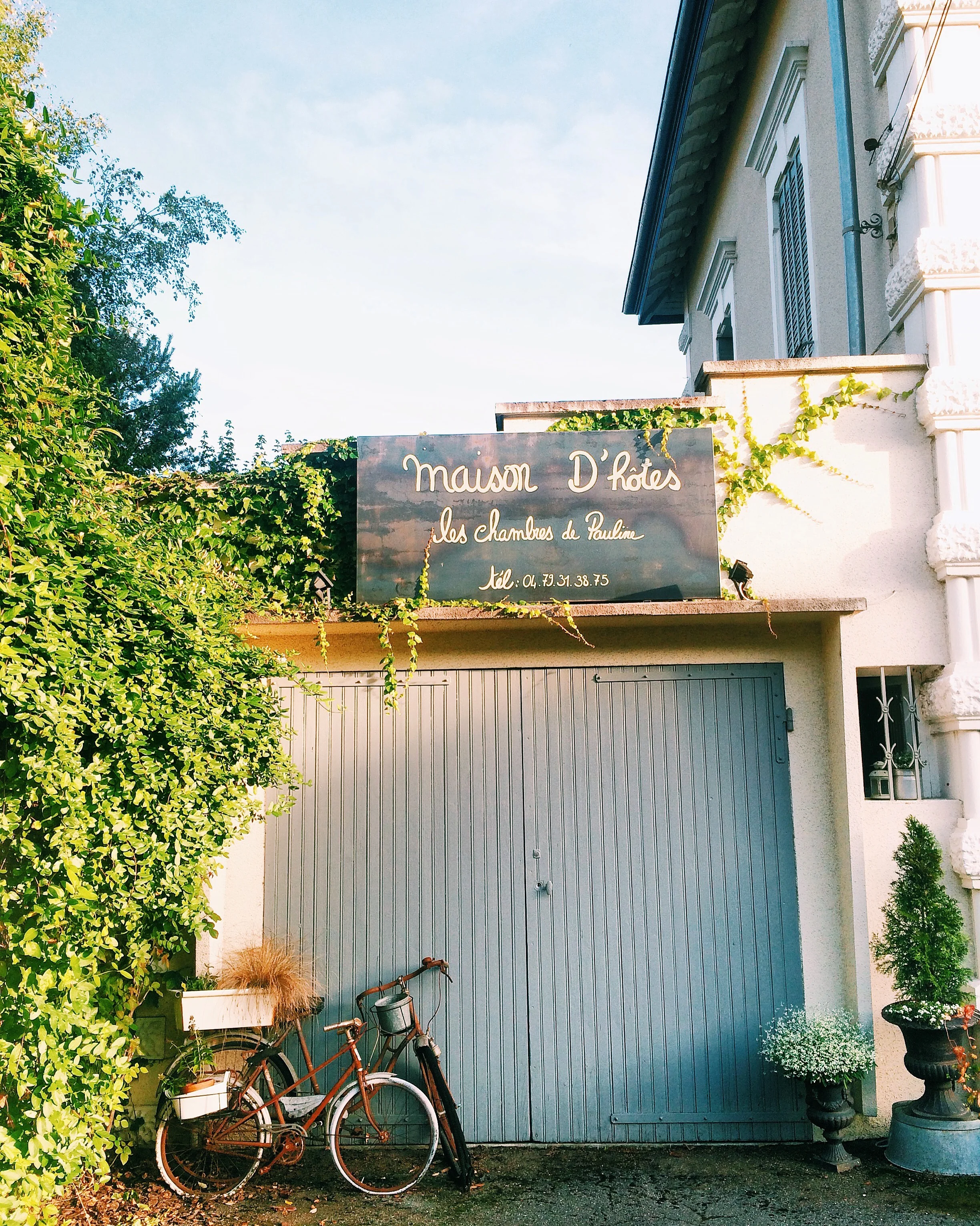 Cute little hotel across from our school.