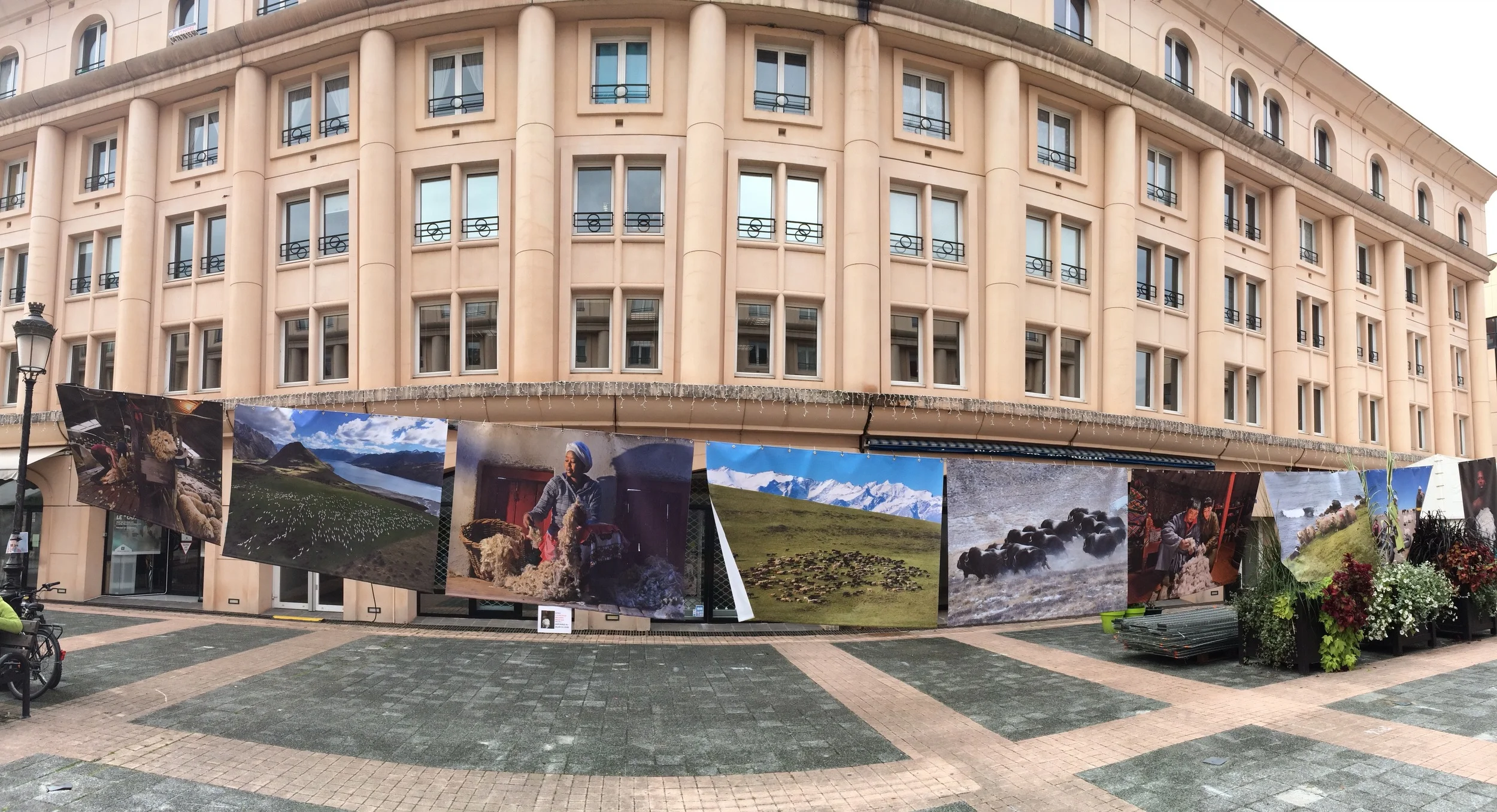 Albertville and some of the surrounded cities have a festival every year to educate people on other parts of the world. In the plaza they had huge photos displayed. It was beautiful!
