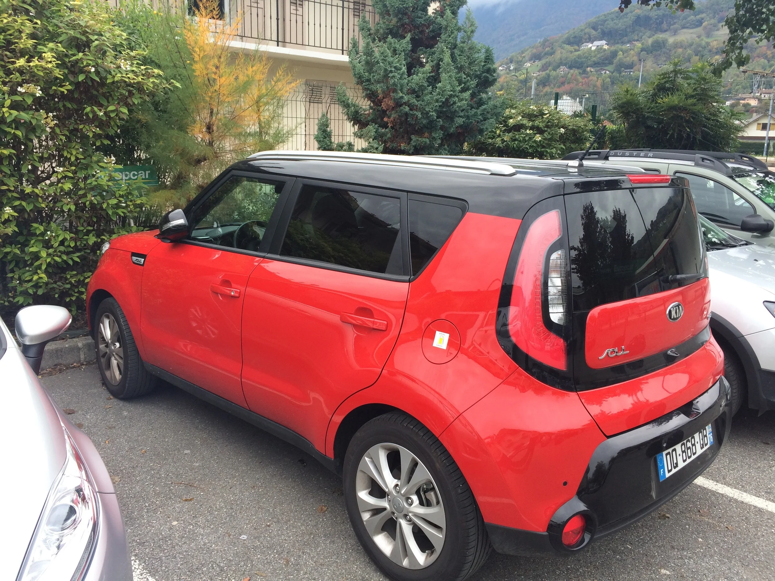 Our cute little car we drove for the trip!
