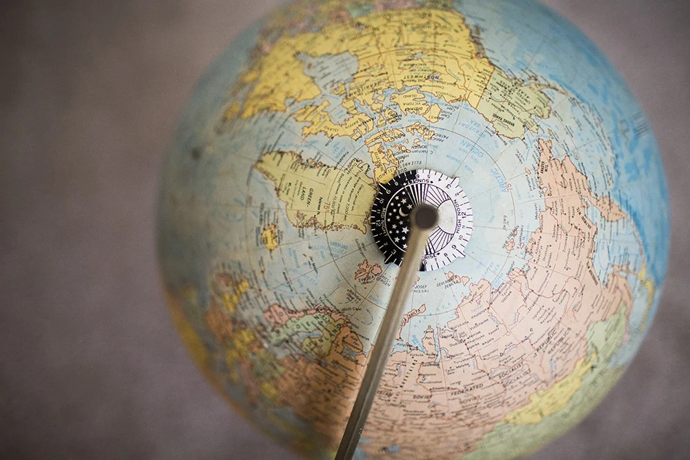 {036|365} O L D S C H O O L A globe older than me. I love looking at how the country names have changed over the years. South Rhodesia anyone? 