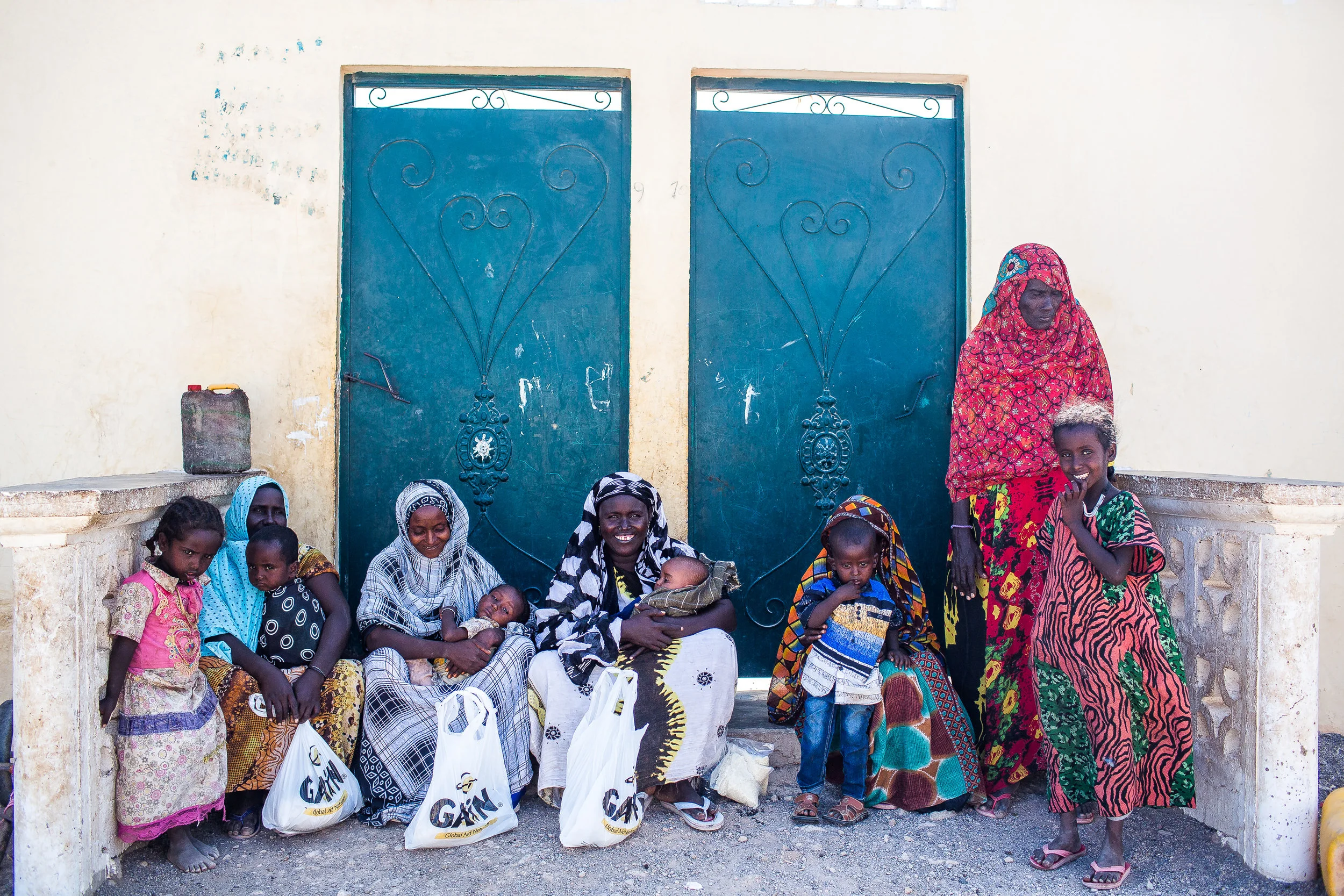Some mothers and their children I met back in February at a distribution where we gave out food, clothing, and blankets. You can read their stories here: Life in a Volcanic Desert
