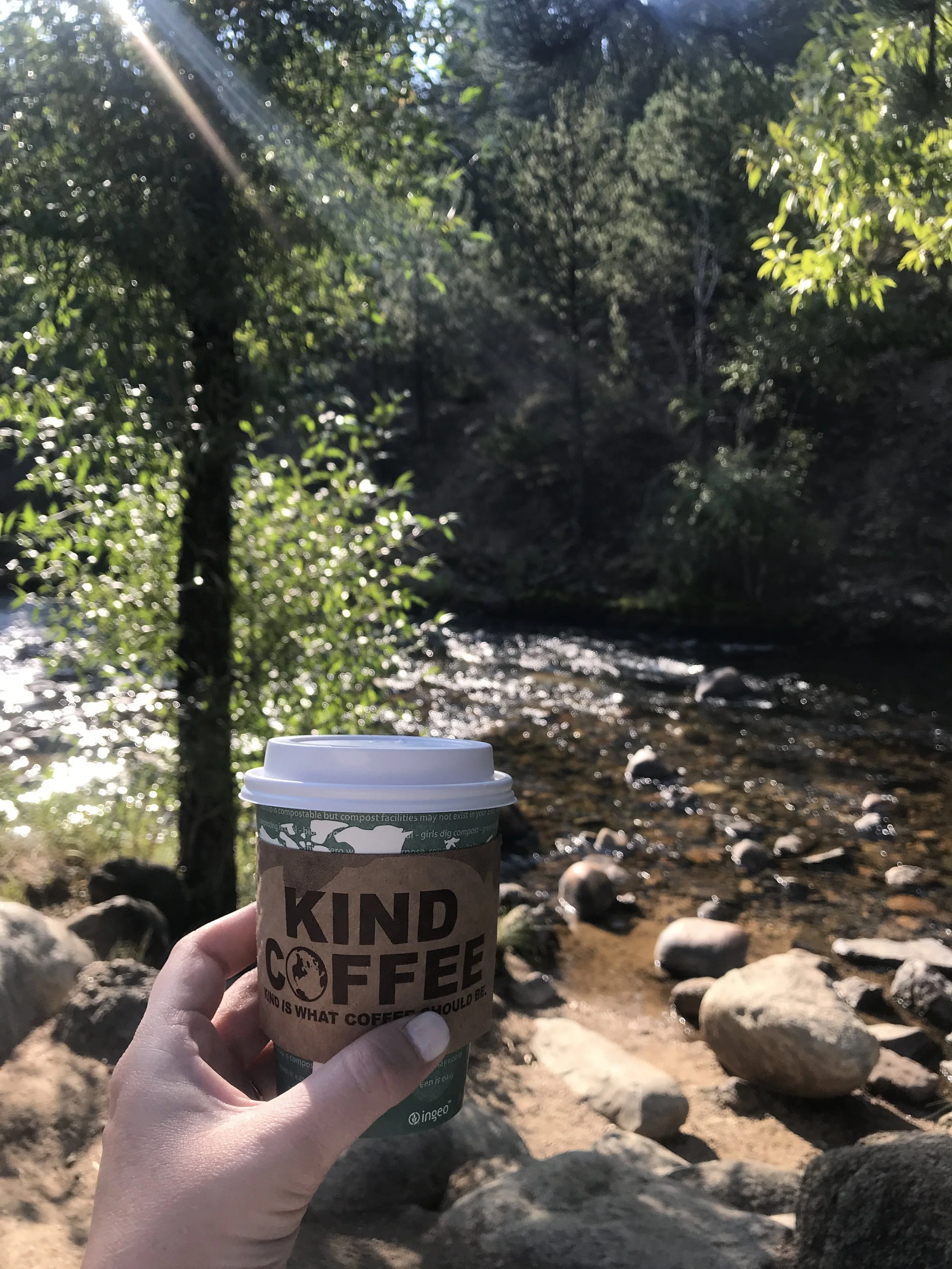 The view behind Kind Coffee