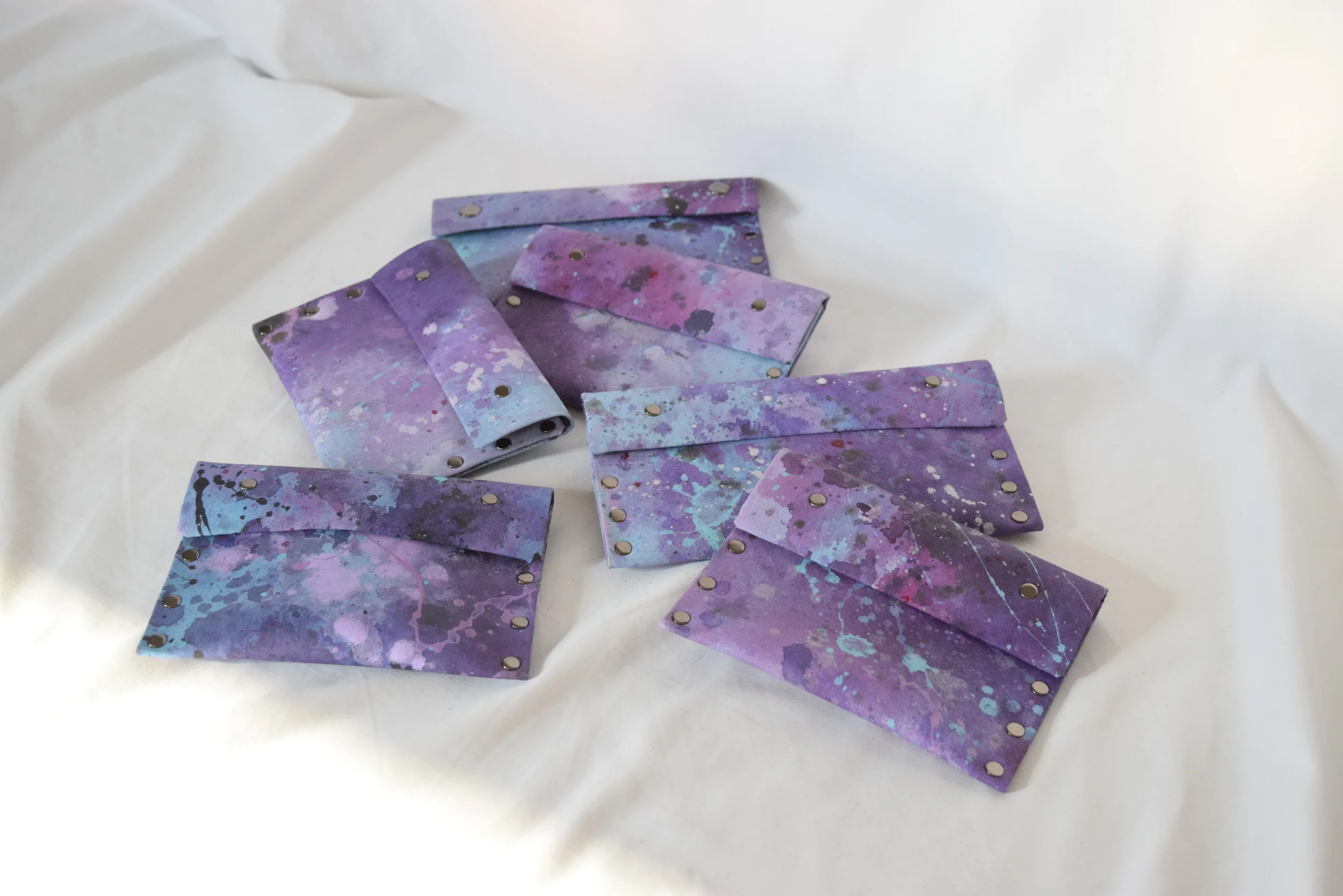  First Collection of Wallets  Made with Vinyl 
