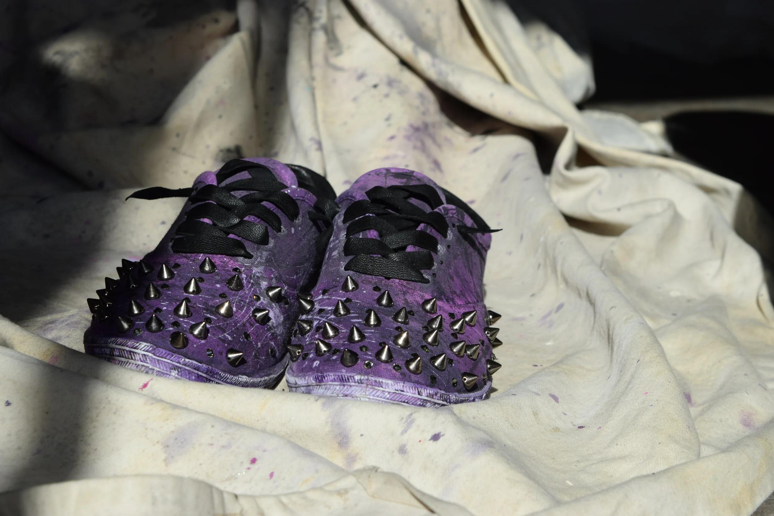  Painting + Spikes + Leather 