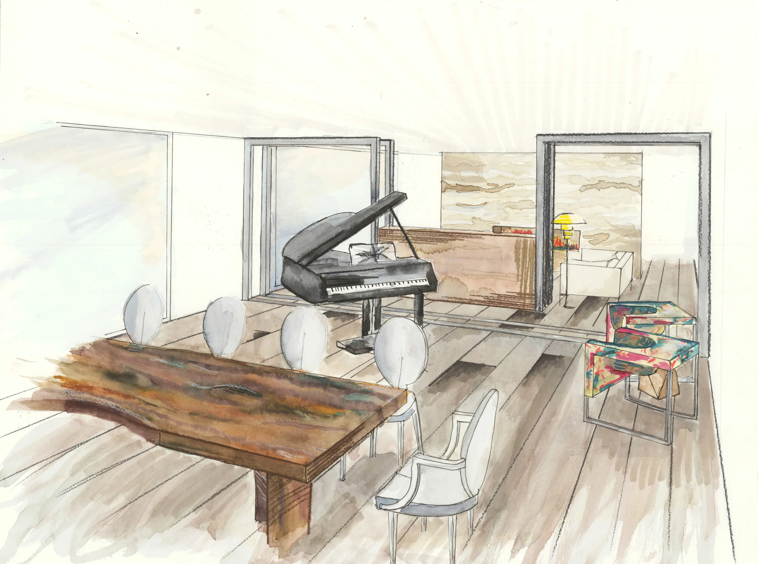Dining Room Rendering