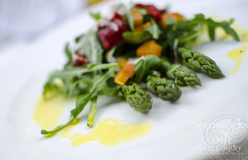 Asparagus and saffron salad