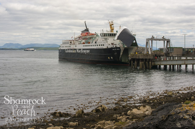The Calmac Ferry on the isle of Mull...