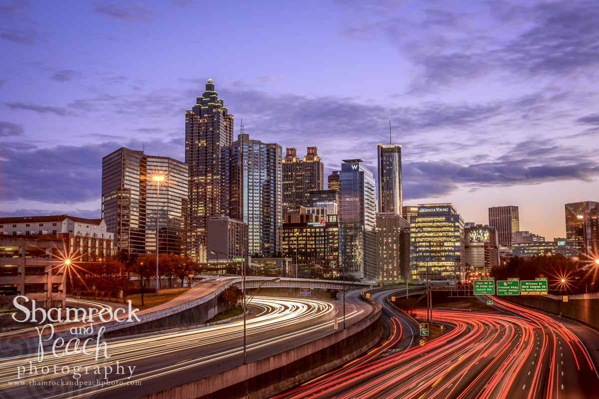Winter Atlanta Skyline