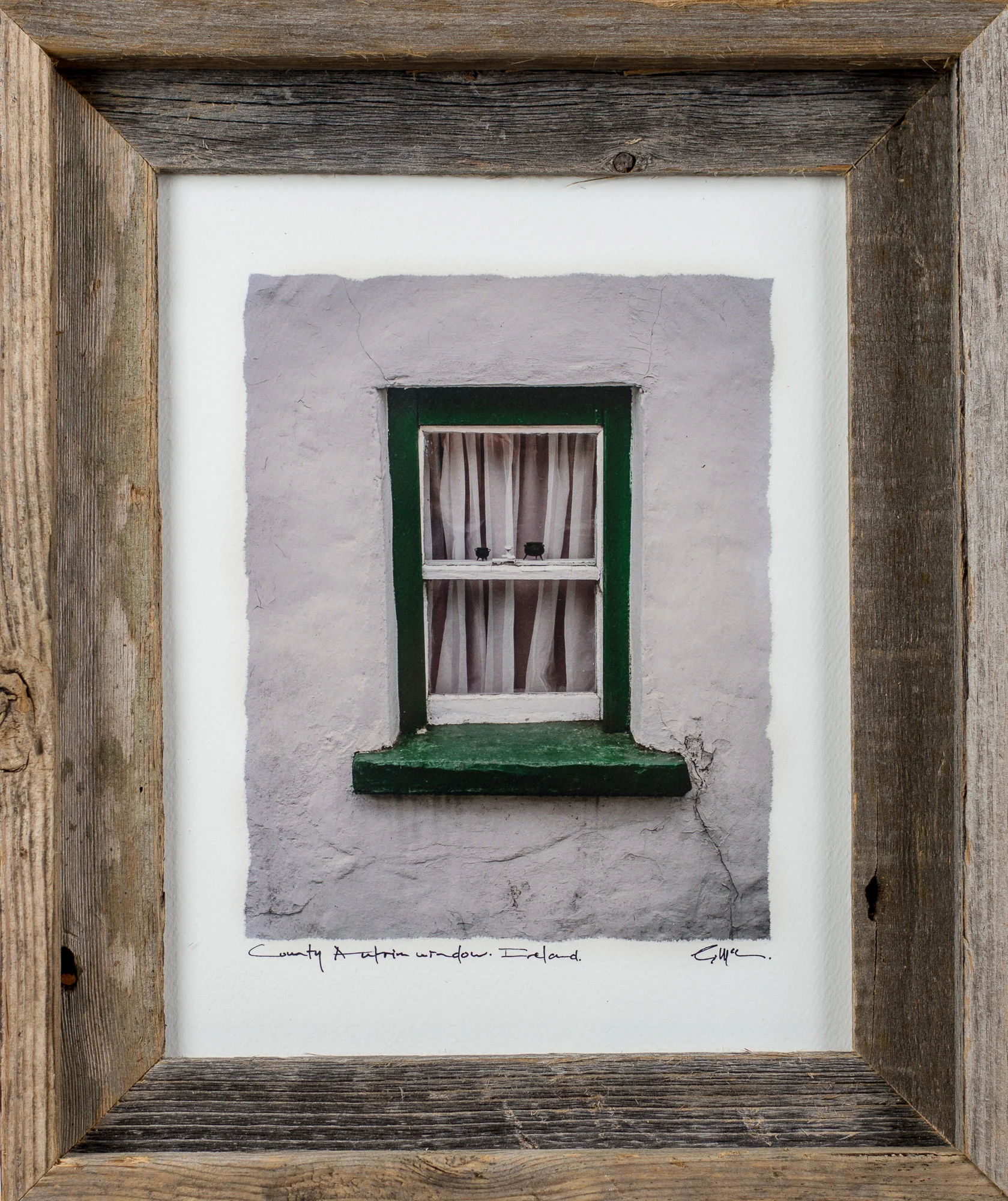 Irish Window -8" x 10"