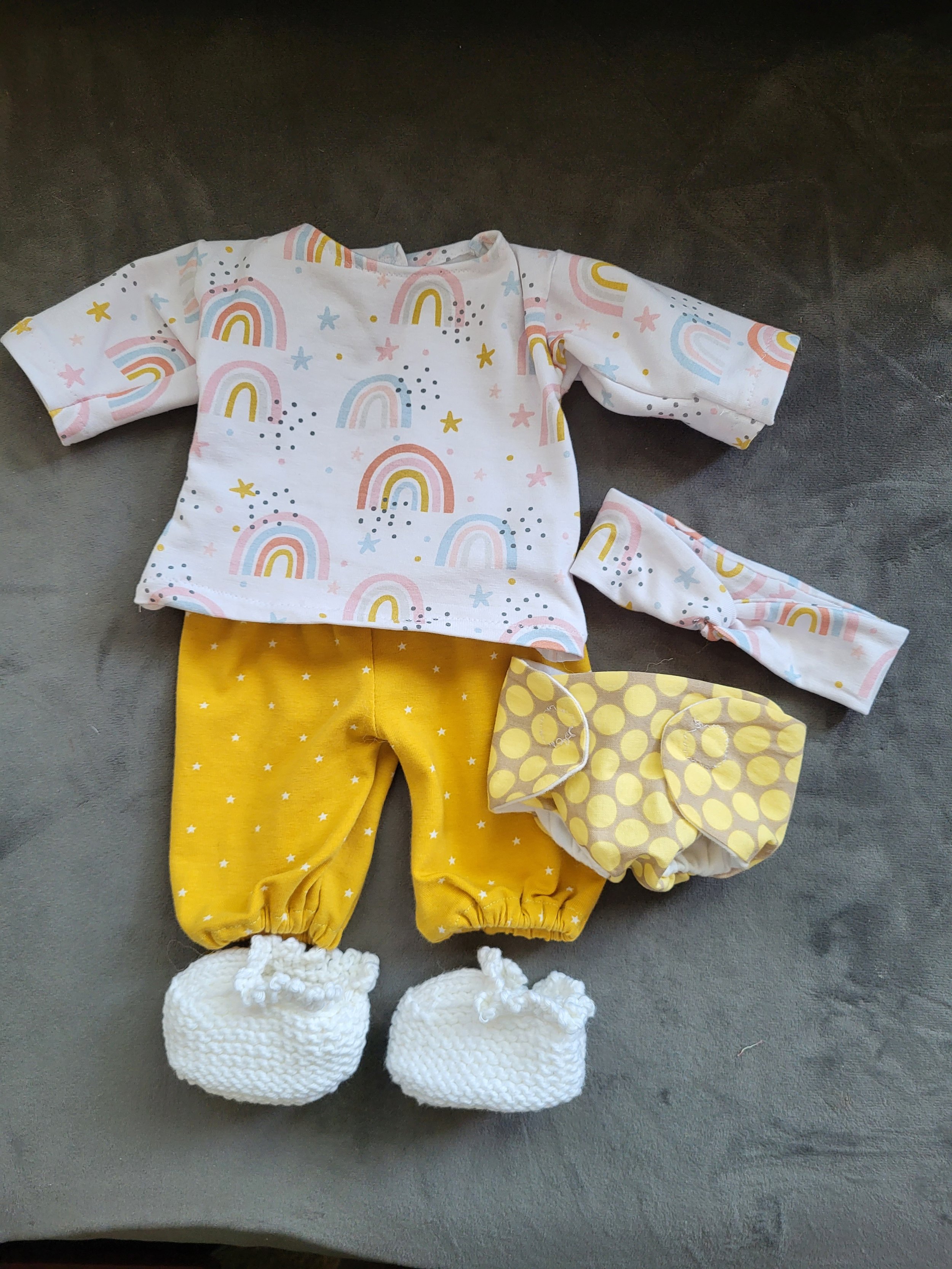 baby clothing for handmade natural doll