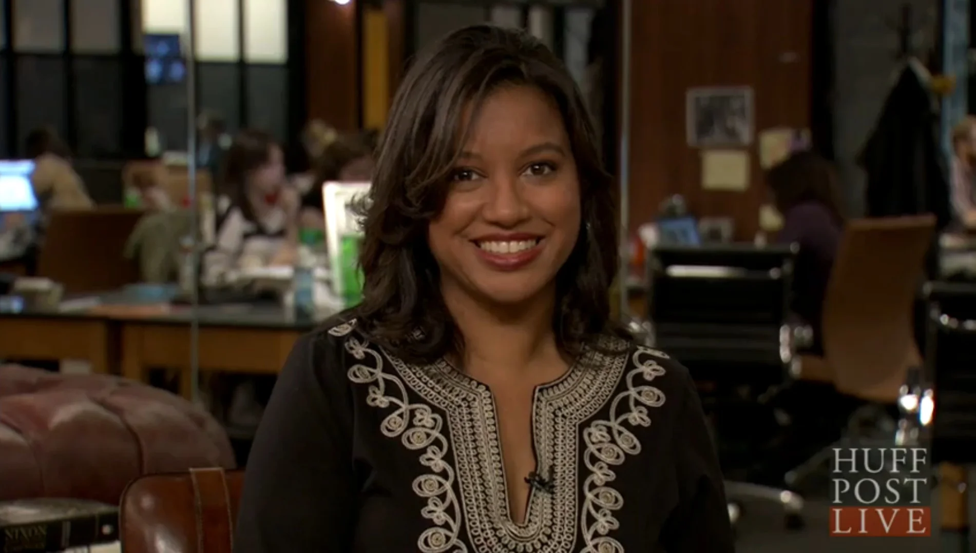 Nicole Franklin appears with Reel Sisters of the Diaspora Film Festival founder Carolyn Butts on HuffPost Live.