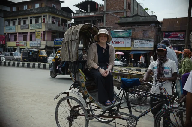 Outside the mother's market or 'Ima Keithel' in Imphal, the capital of the India's north-eastern state of Manipur