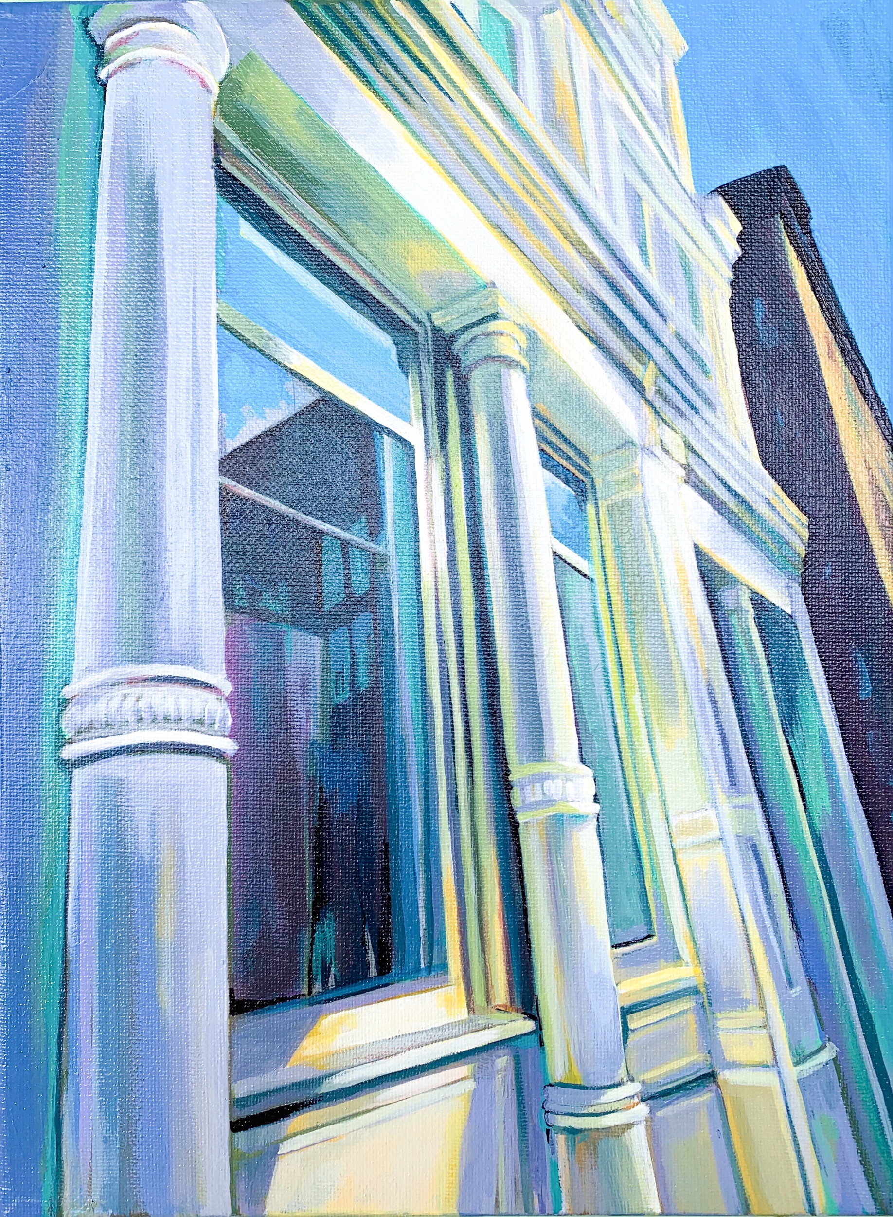 9”x12” acrylic on canvas 