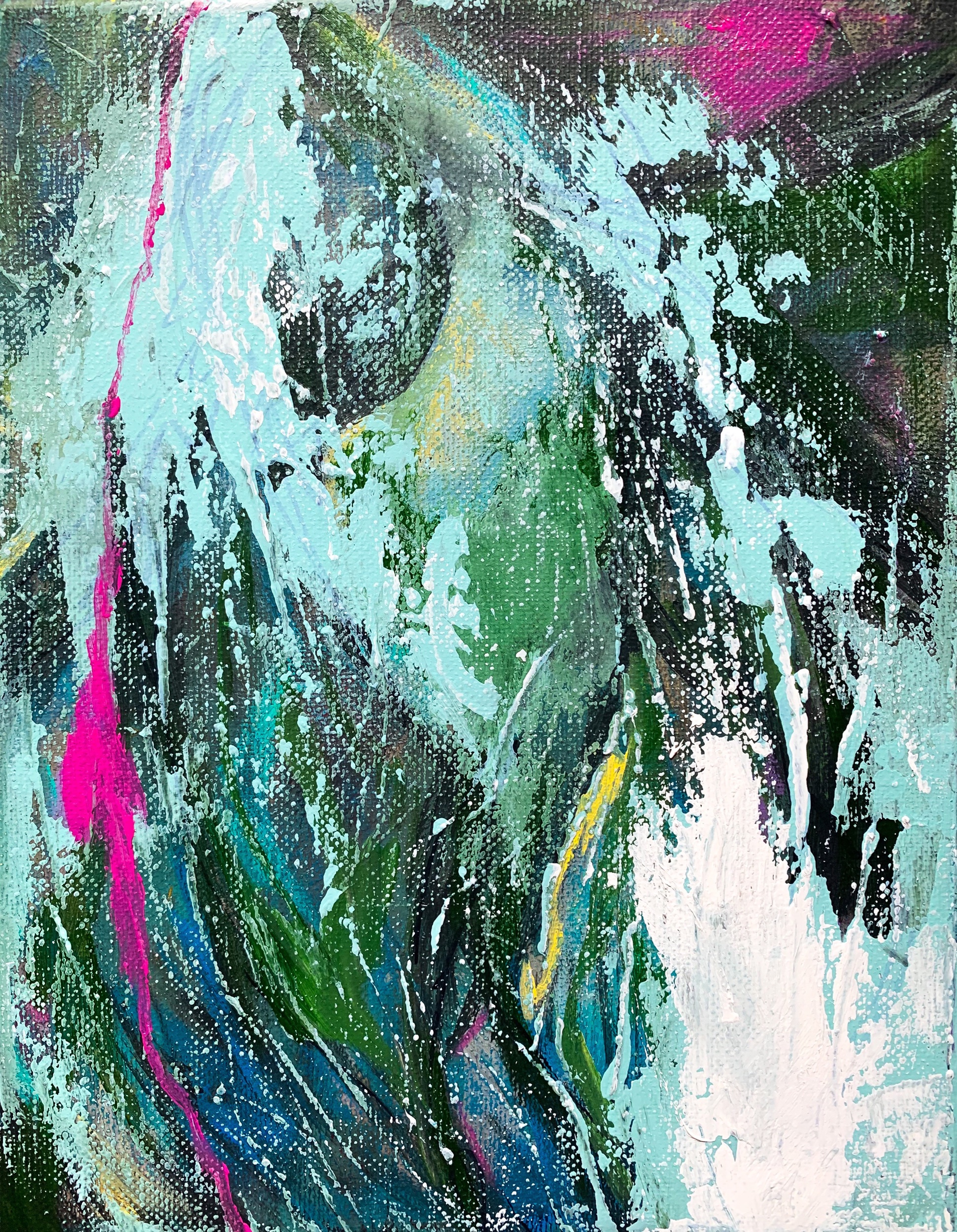  8”x10” acrylic on canvas 