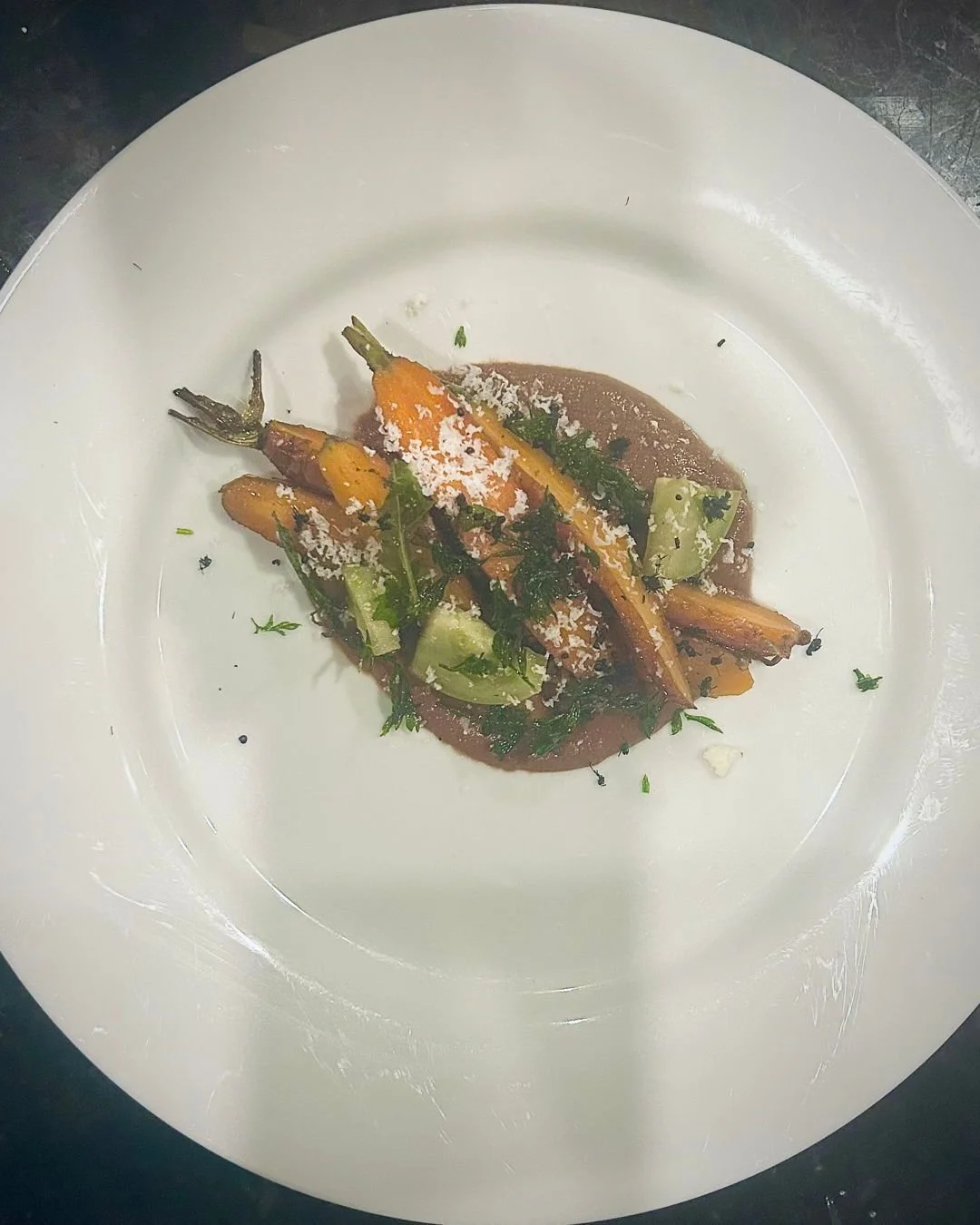 A childhood favorite, reimagined. 🥕
Our &ldquo;Ants on a Log&rdquo; swaps celery and peanut butter for roasted carrot, squash mole, and bright and citrus  ants&mdash;bringing a hint of nostalgia and a touch of the unexpected to your table.
#FarmToTa