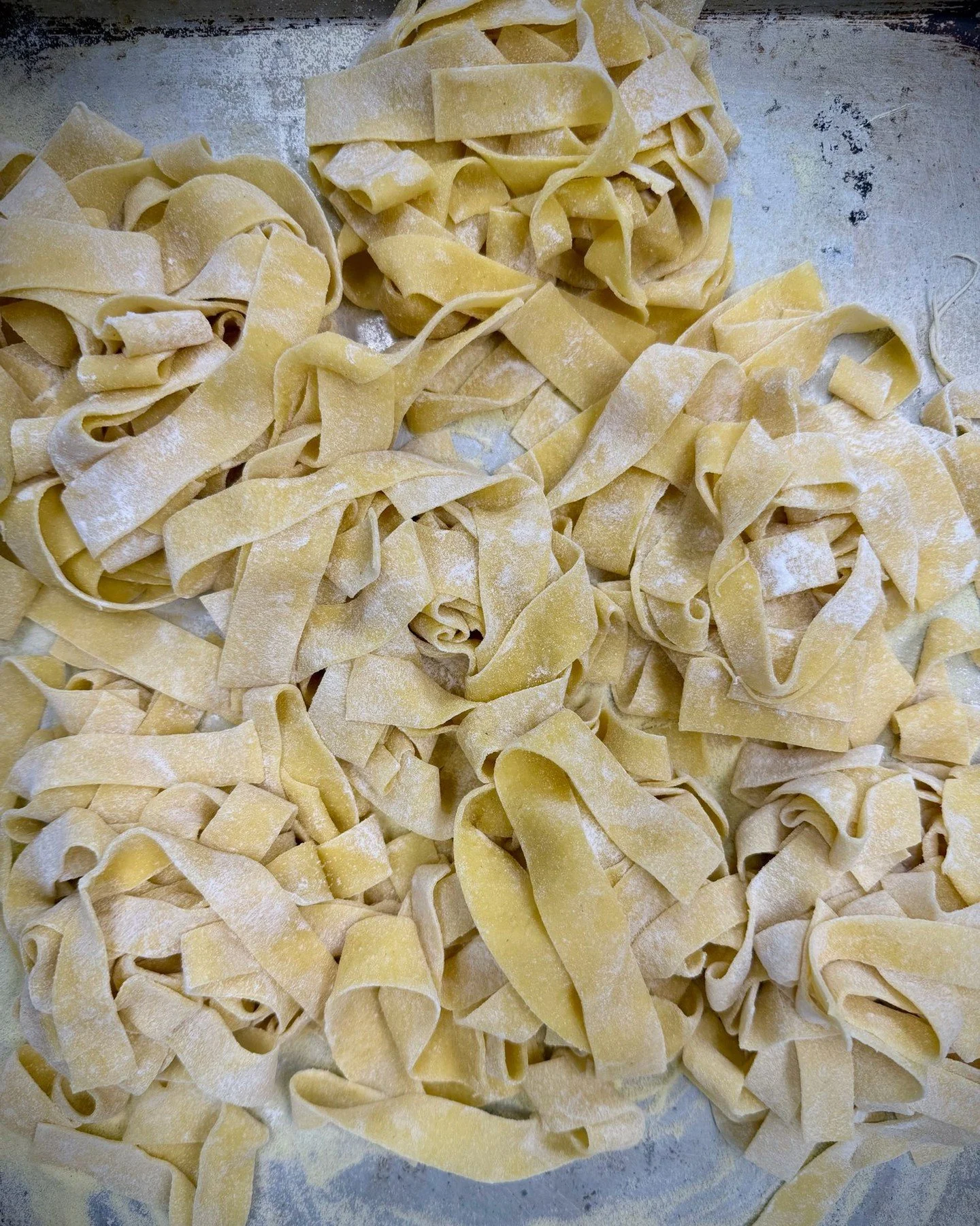 There&rsquo;s something special about fresh pasta &mdash; especially when it&rsquo;s tagliatelle 🍝.

This batch pairs perfectly with our slow-simmered lamb and beef bolognese, finished with freshly grated Romano and a glass of red (preferably Italia