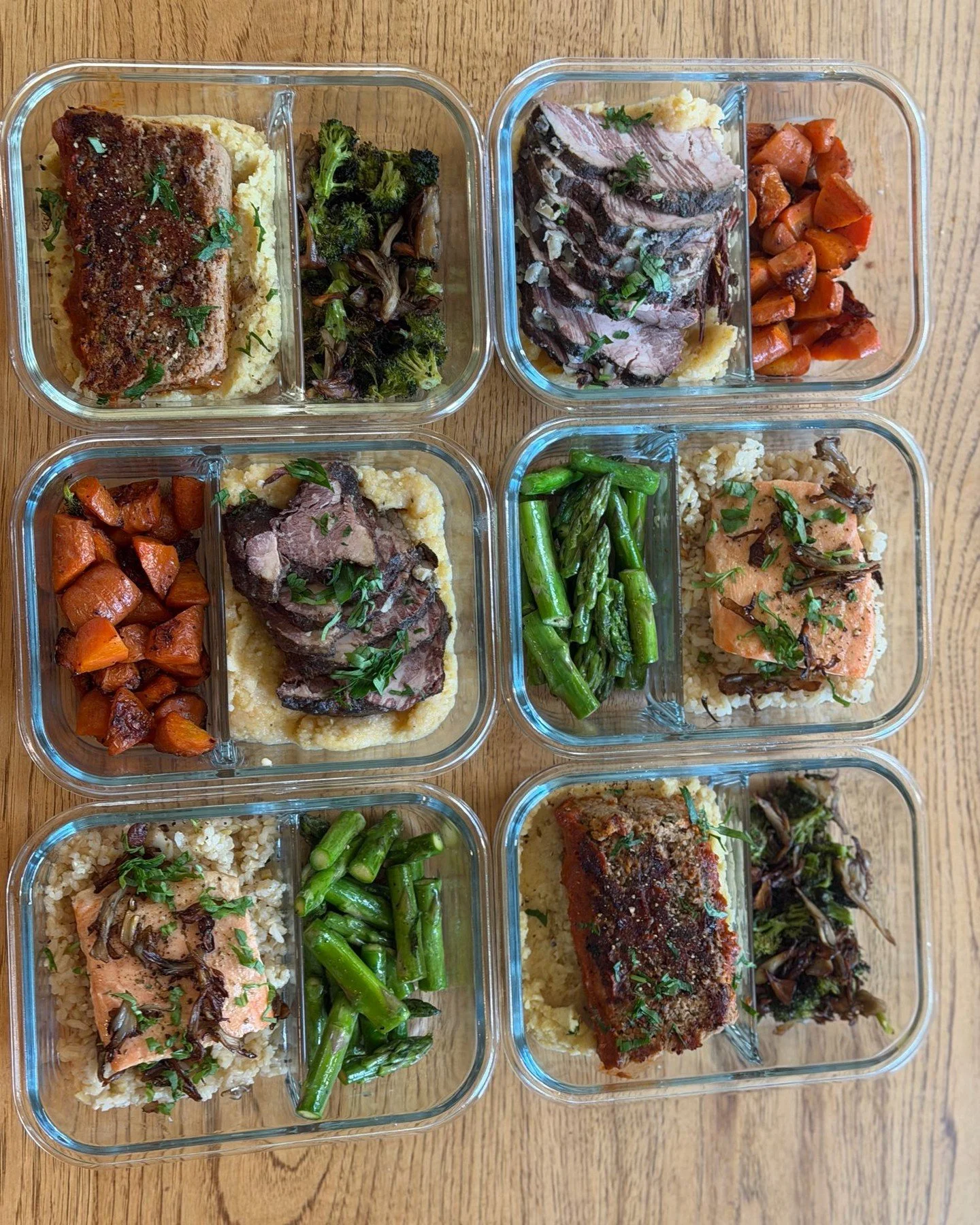 A look back at this past week&rsquo;s meals.

&bull; 48-hour brisket &mdash; smoked, then sous vide for deep flavor and a tender finish
&bull; Miso ginger salmon with local maitake mushrooms &mdash; savory, balanced, and clean
&bull; Turkey meatloaf 