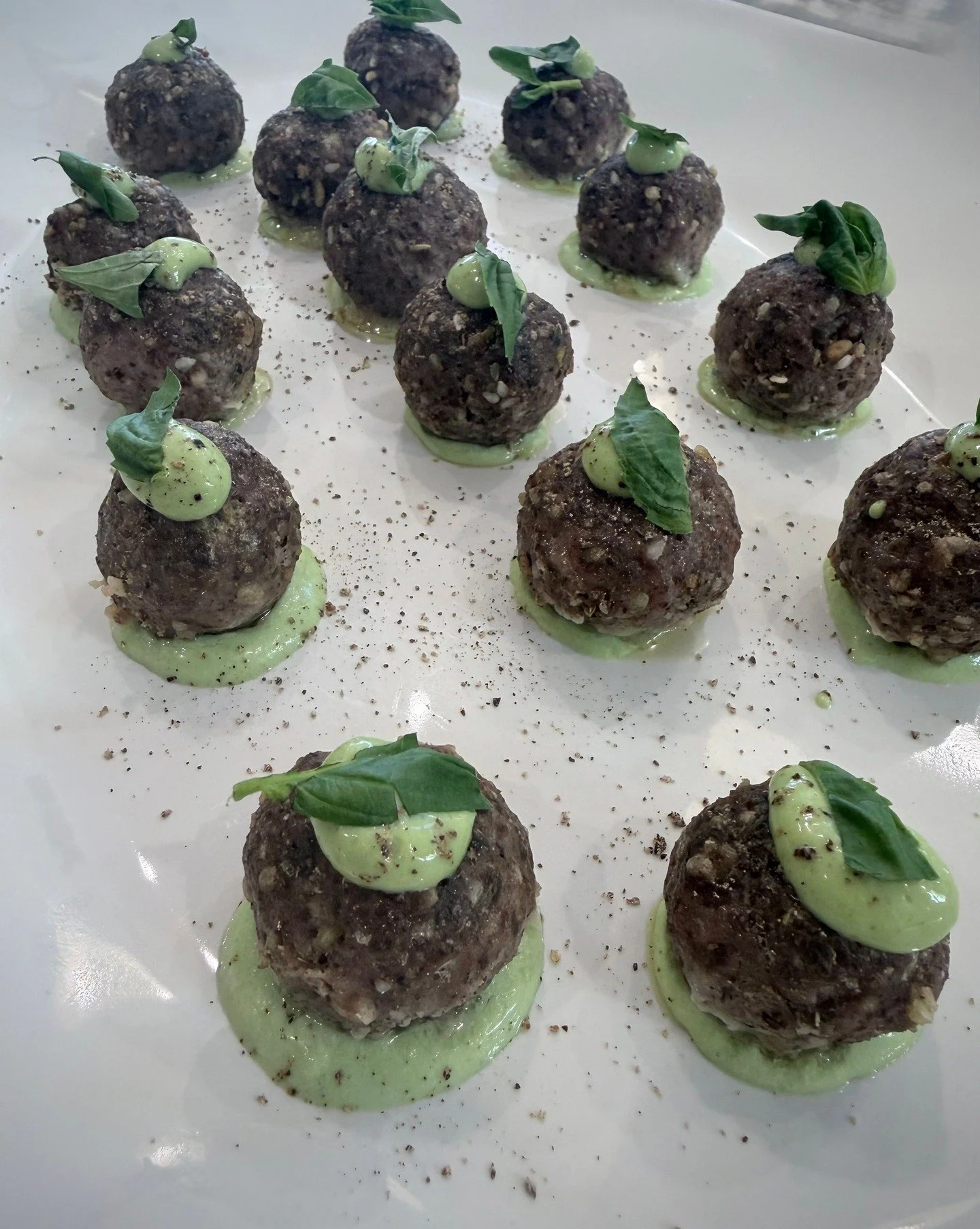 Spring flavors, in full swing.

Lamb meatballs with za&rsquo;atar, goat cheese, and a bright pea pur&eacute;e, finished with herb yogurt.
Herbaceous, fresh, and balanced &mdash; everything we love about cooking this time of year.

Part of our evolvin