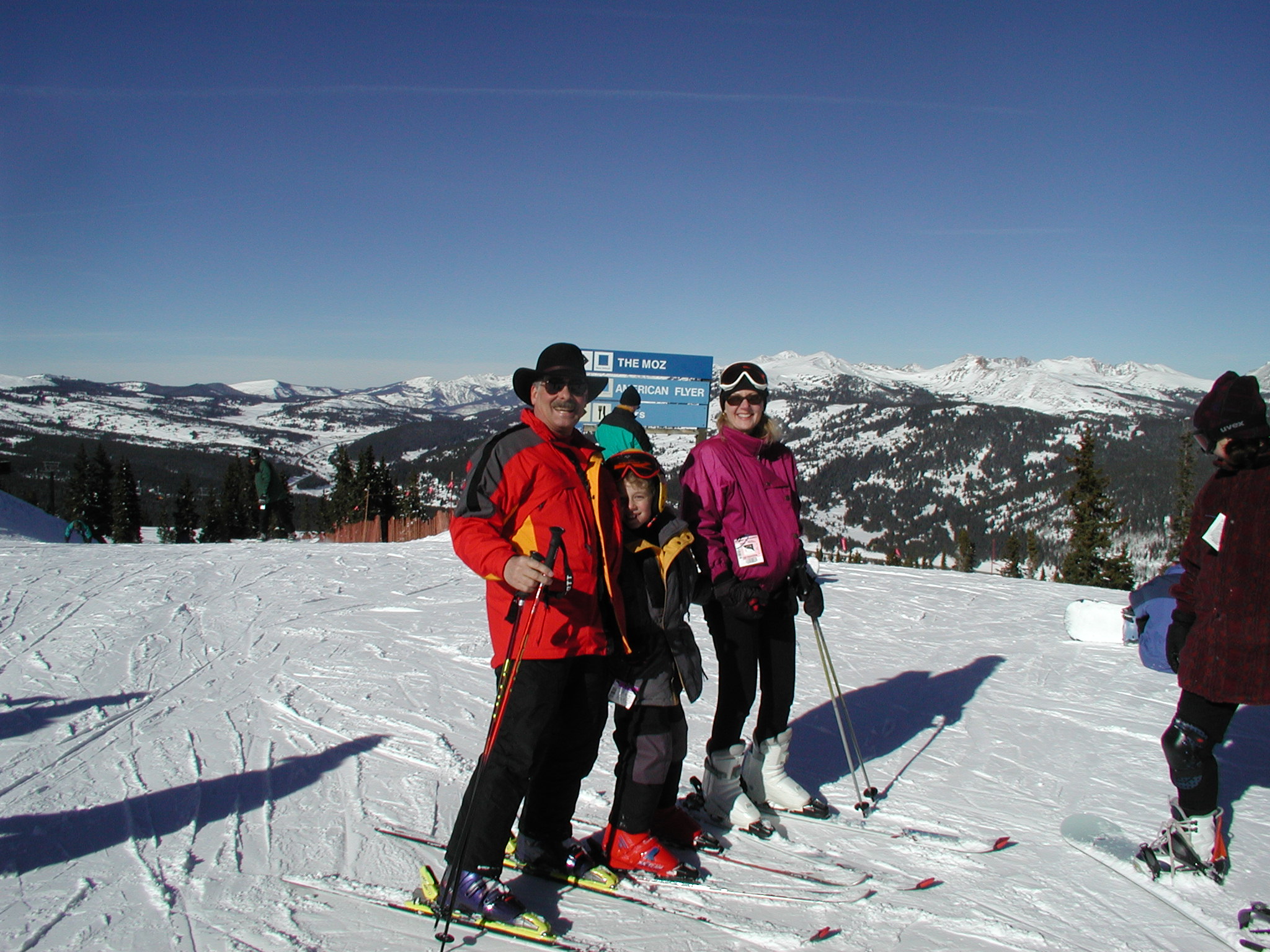 Pristine ski slopes in Breckenridge are just over an hour away.