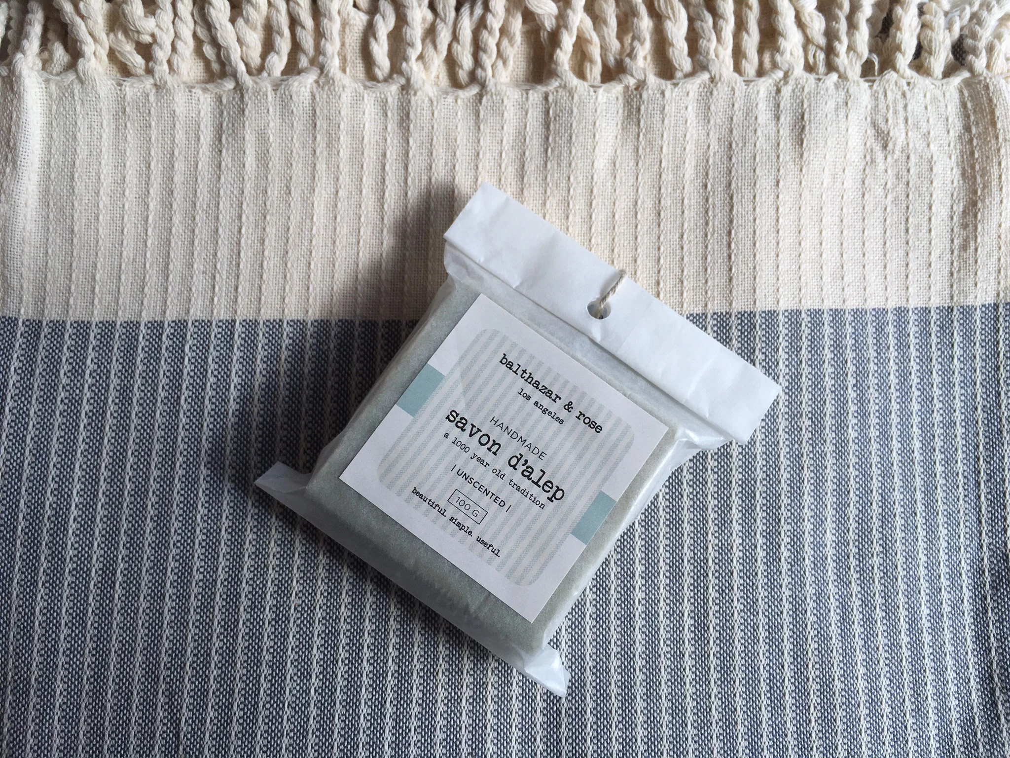 Balthazar & Rose Towel and Soap Our products are ancient, wise traditions that are presented to the modern world with thoughtfulness and meaning. Please read more about our Mission here .