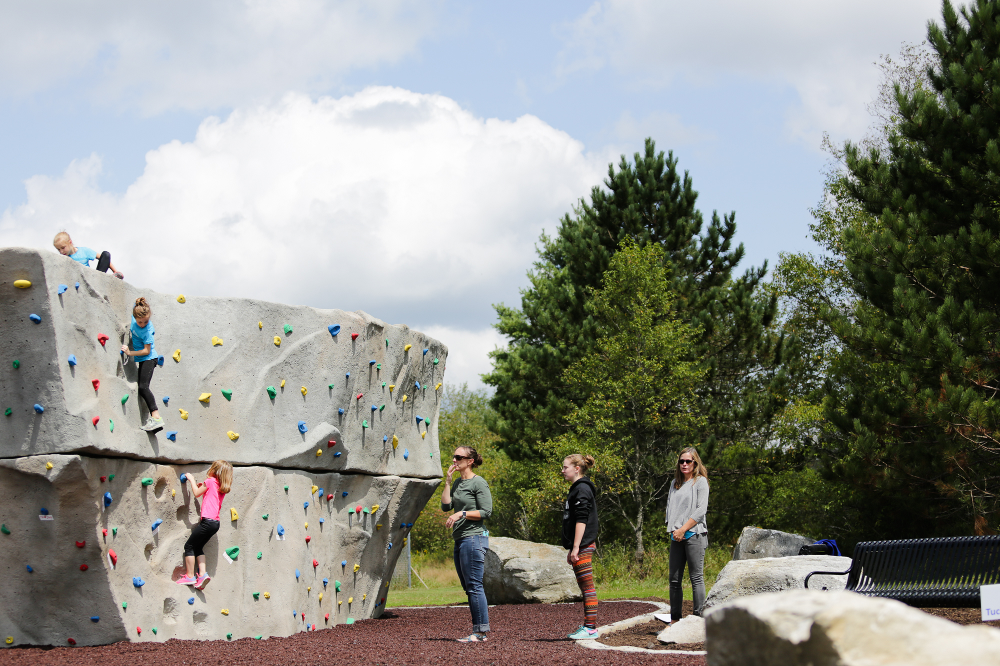 Tucker Boulder Park - Outdoor Rock Climbing Wall Tucker Boulder Park - Outdoor Rock Climbing Wall