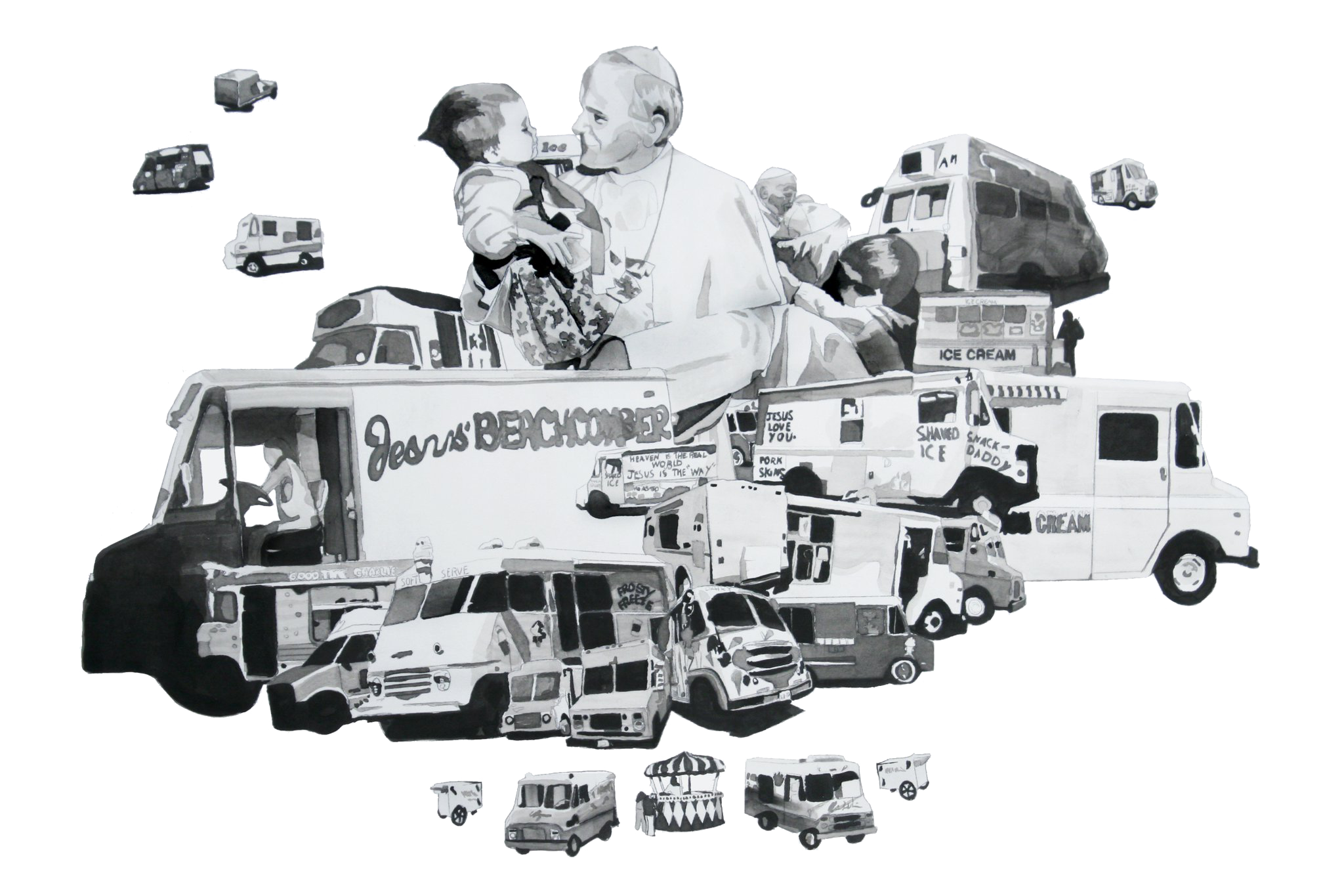 Popes 'N' Ice Cream Trucks