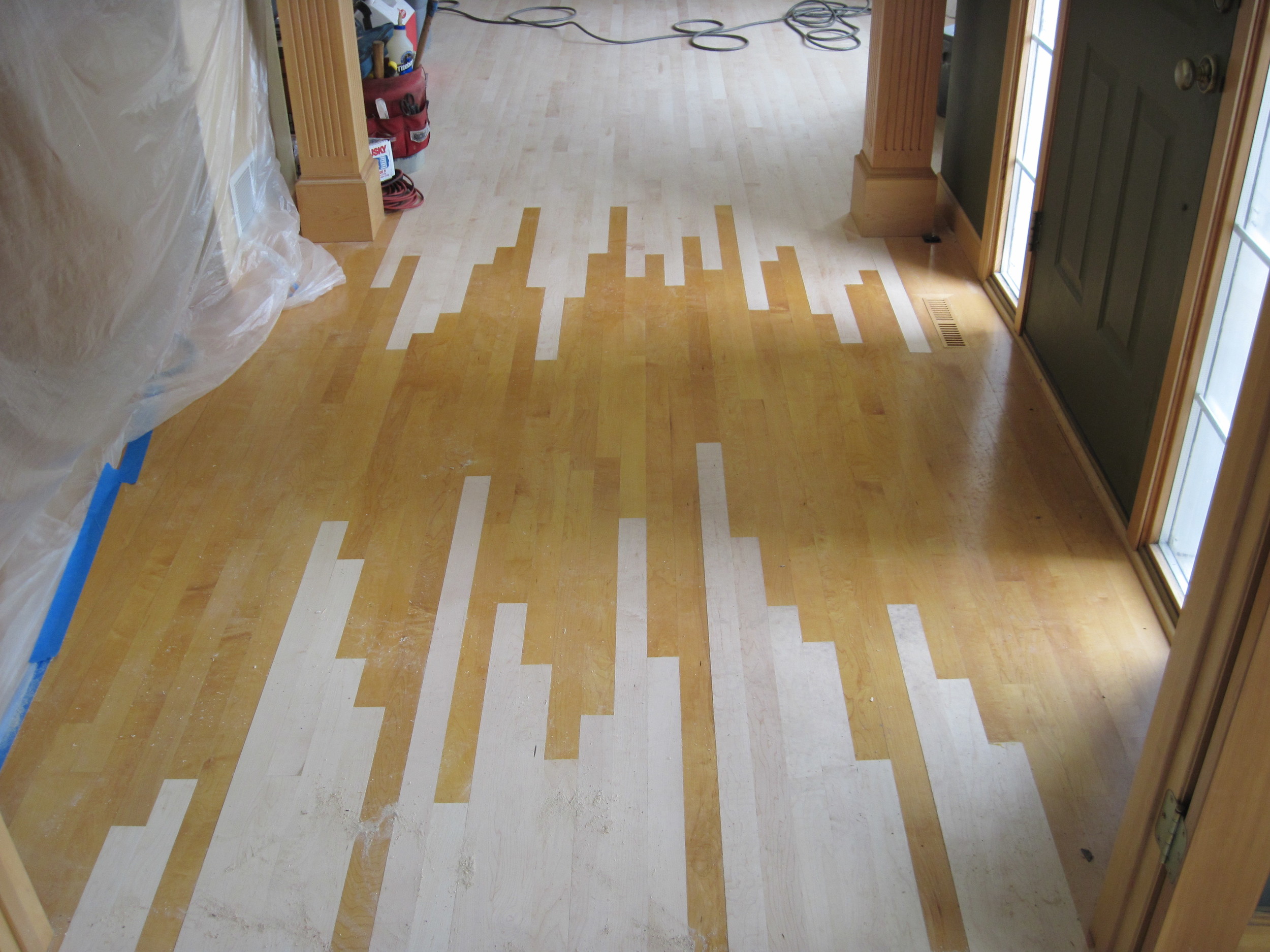 Raven Hardwood Flooring, Refinished Hardwood Floors Before And After