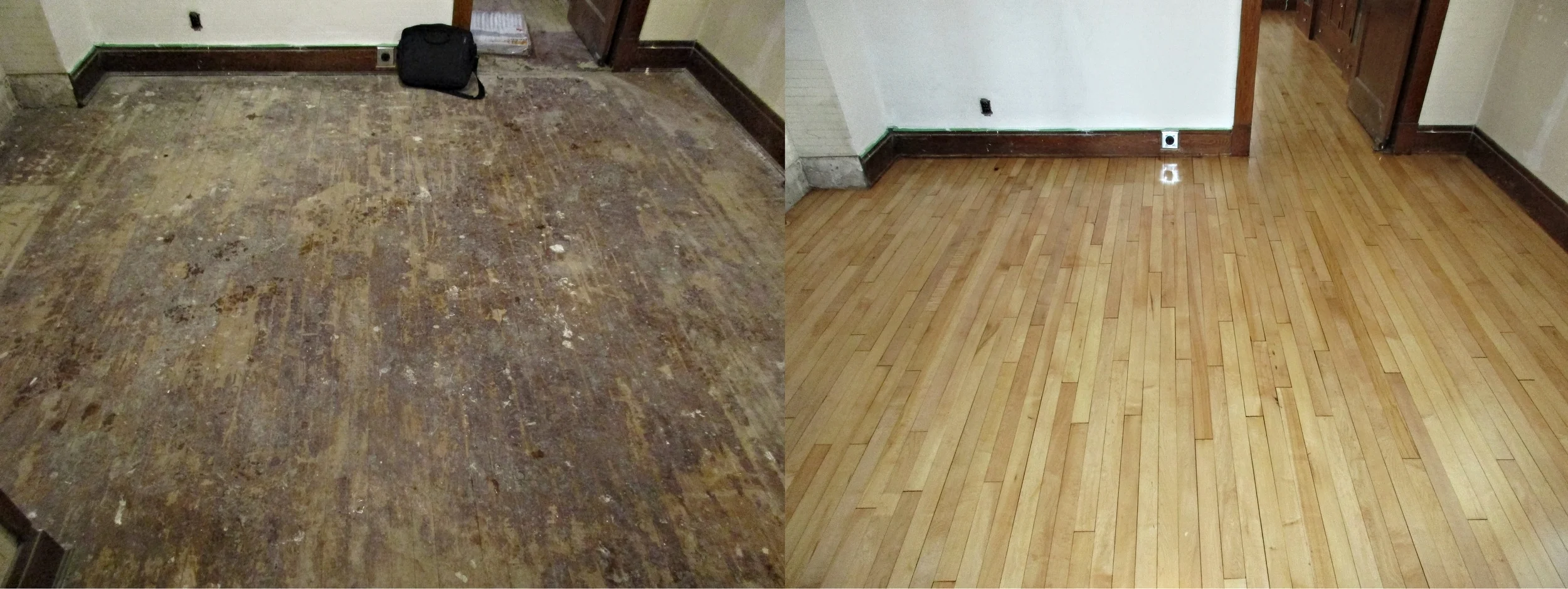 Wood Floor Refinishing Sand Stain Raven Hardwood Flooring