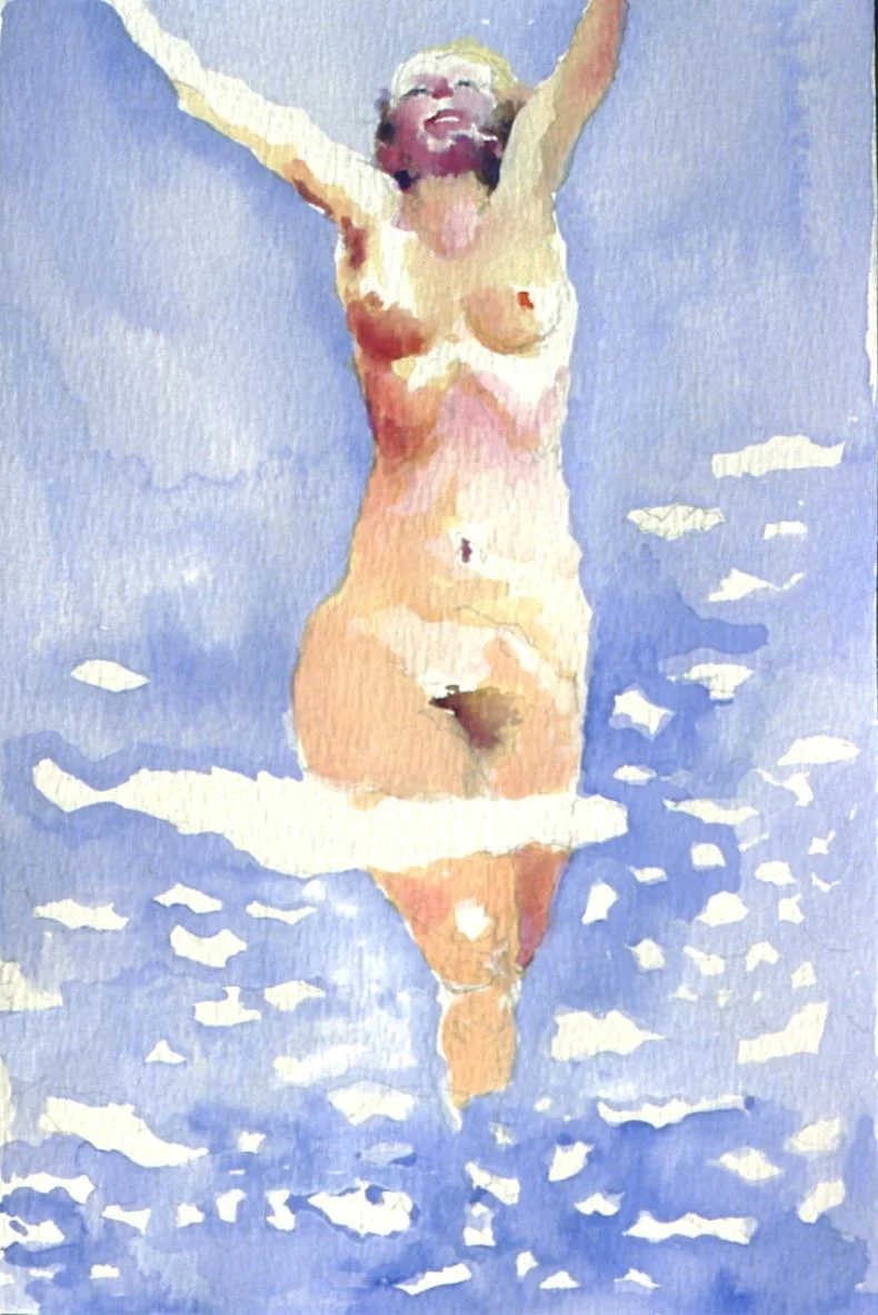 Self Portrait in Clouds