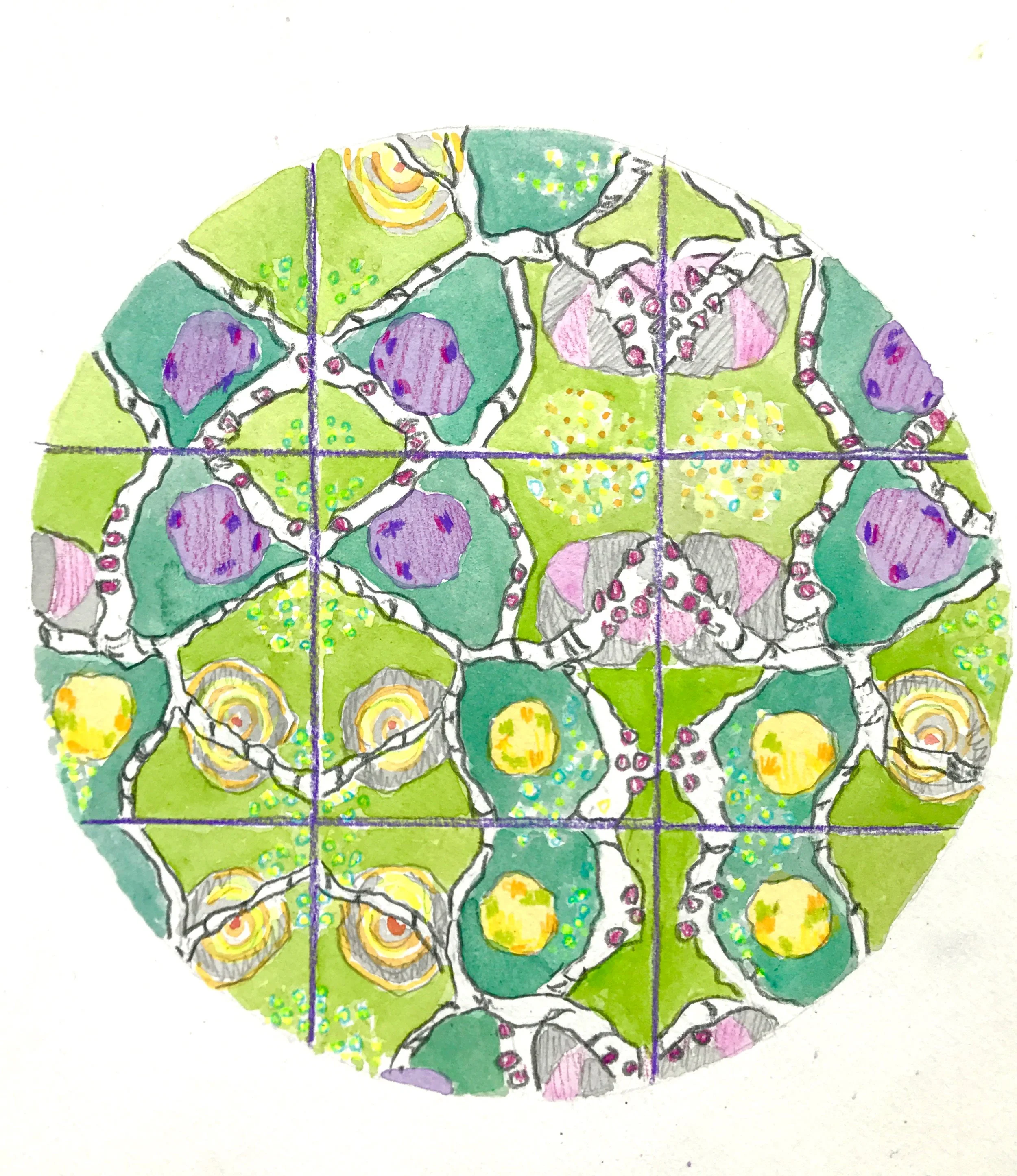 Kaleidoscopic Mandala (study)