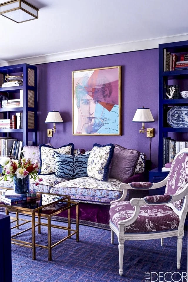 This is quite a regal room. (Photo: Elle Decor )
