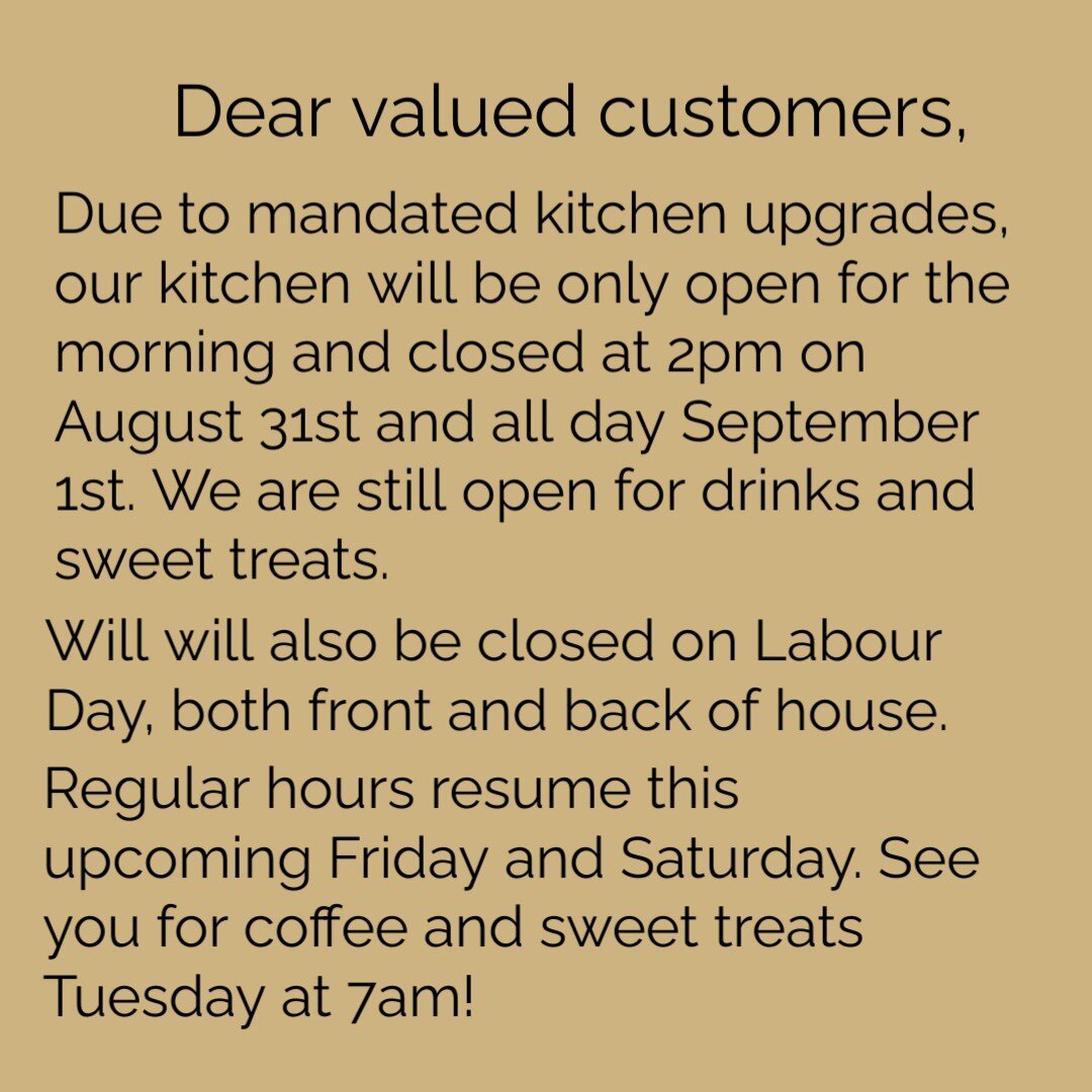 ☕**Updated Hours**☕

Thanks for your cooperation!

-Conversations Cafe.