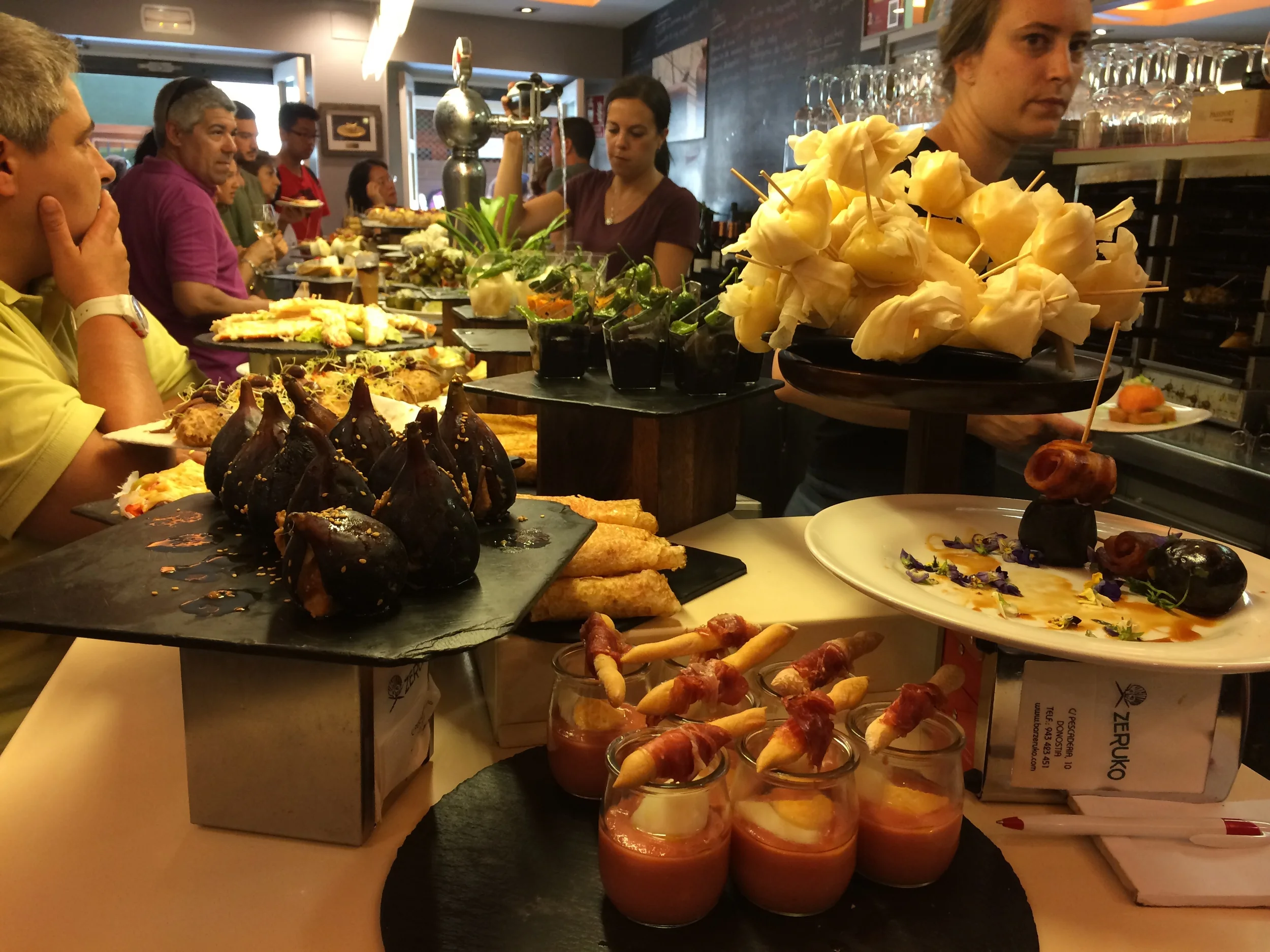 Pintxos at Bar Zeruko