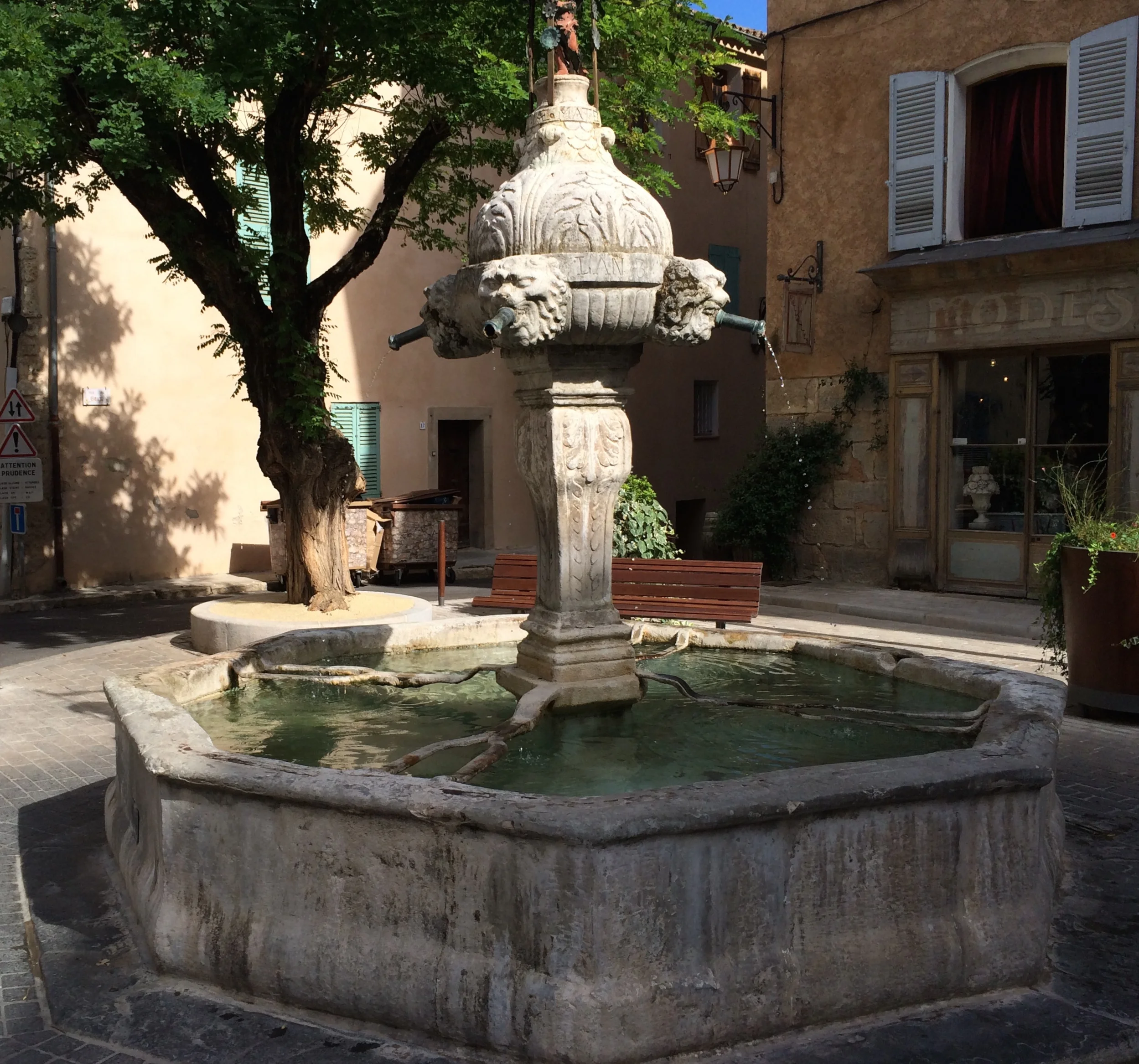 One of many fountains