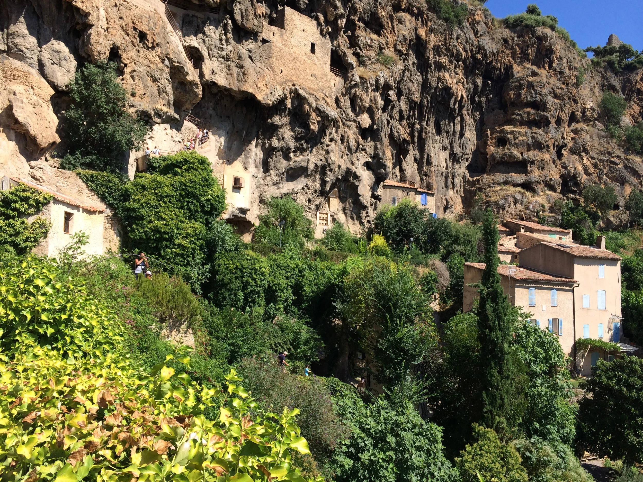 Troglodyte Caves in the Cliffs over Cotignac