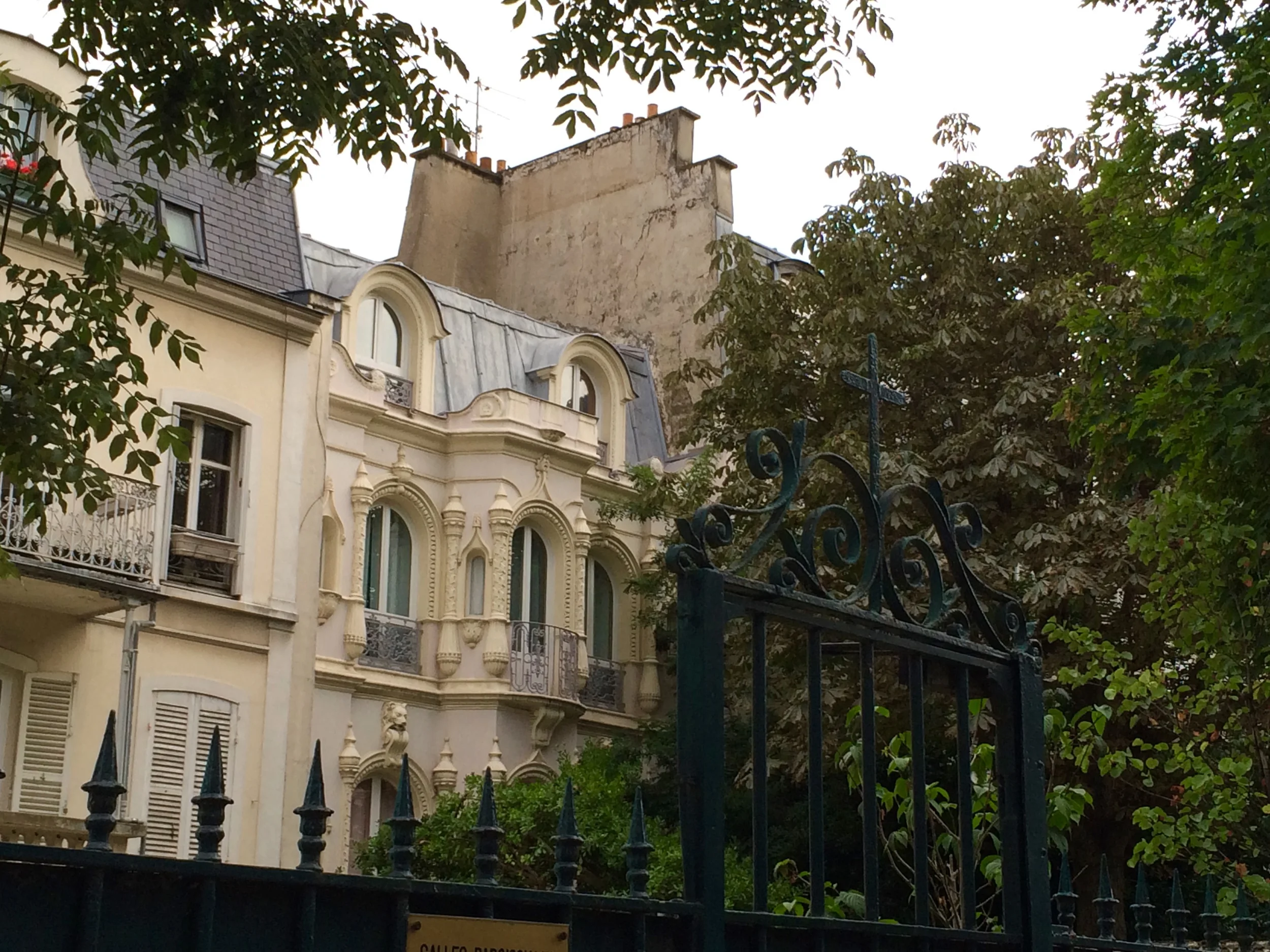 It's hard to see some of the houses too. 