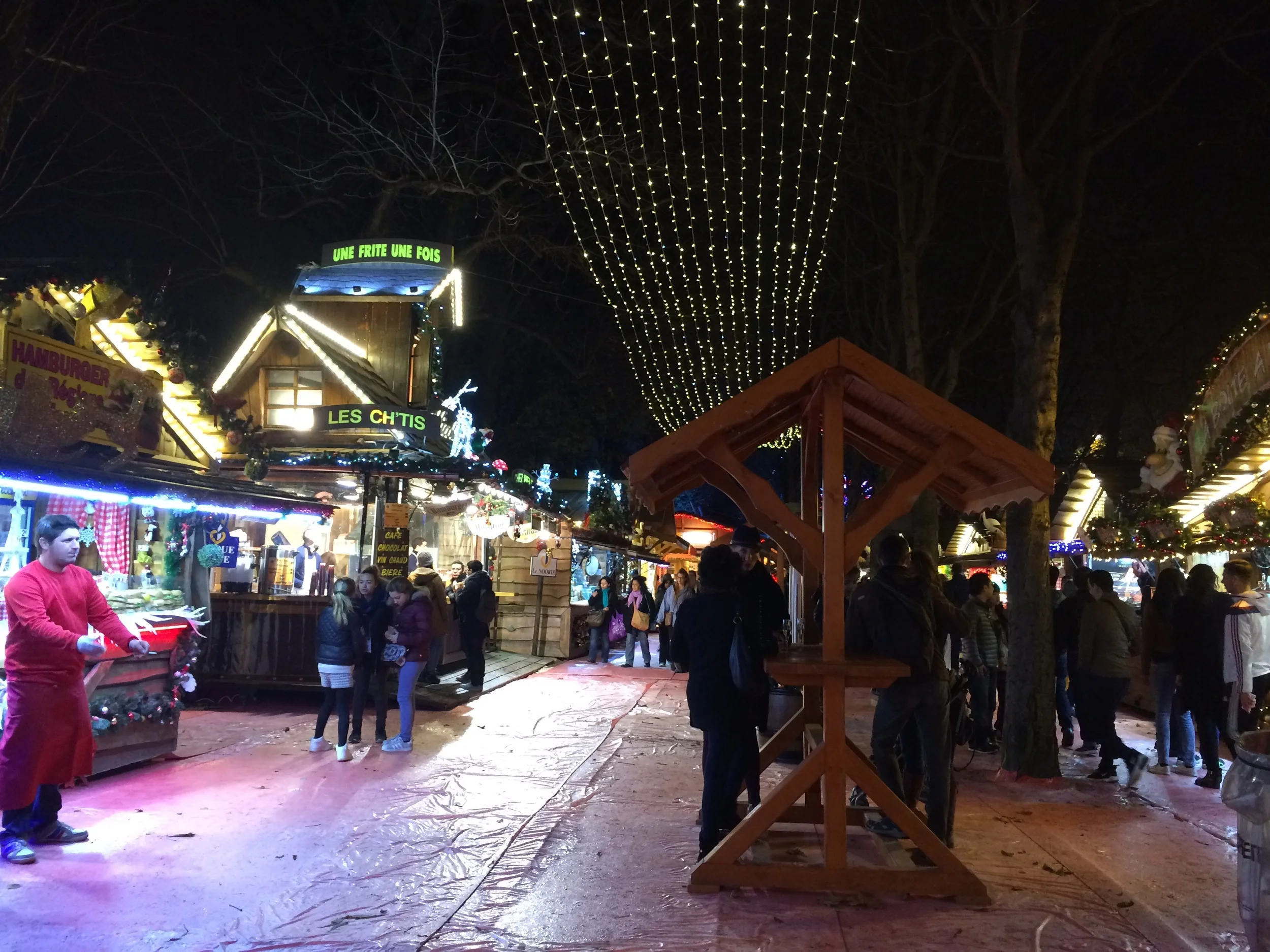 Christmas Market on the Champs Elysees
